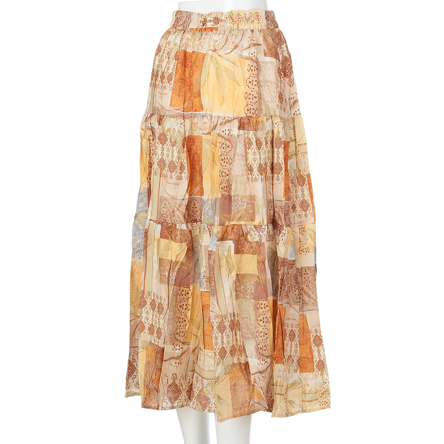 総柄プリントスカート - 画像2