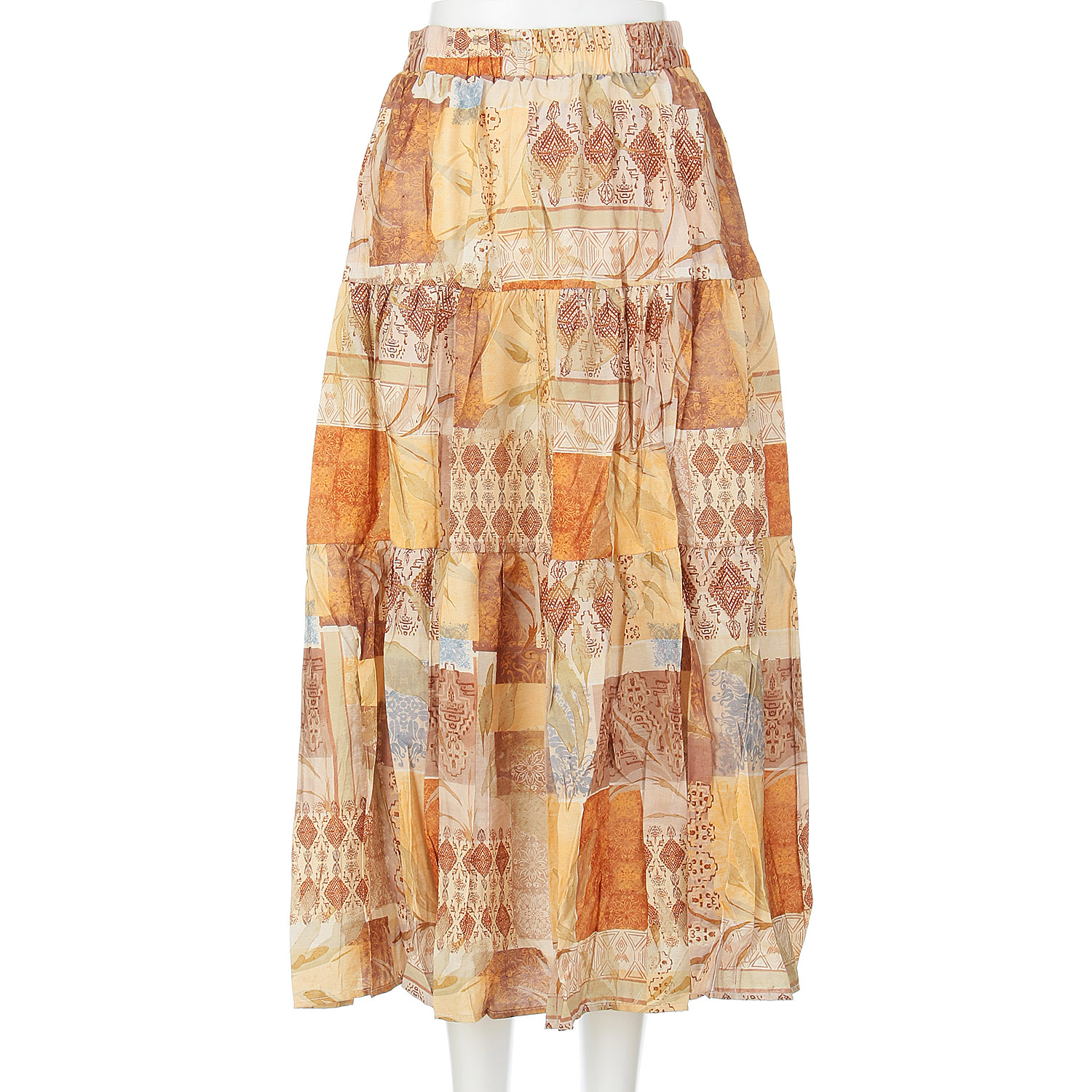 総柄プリントスカート