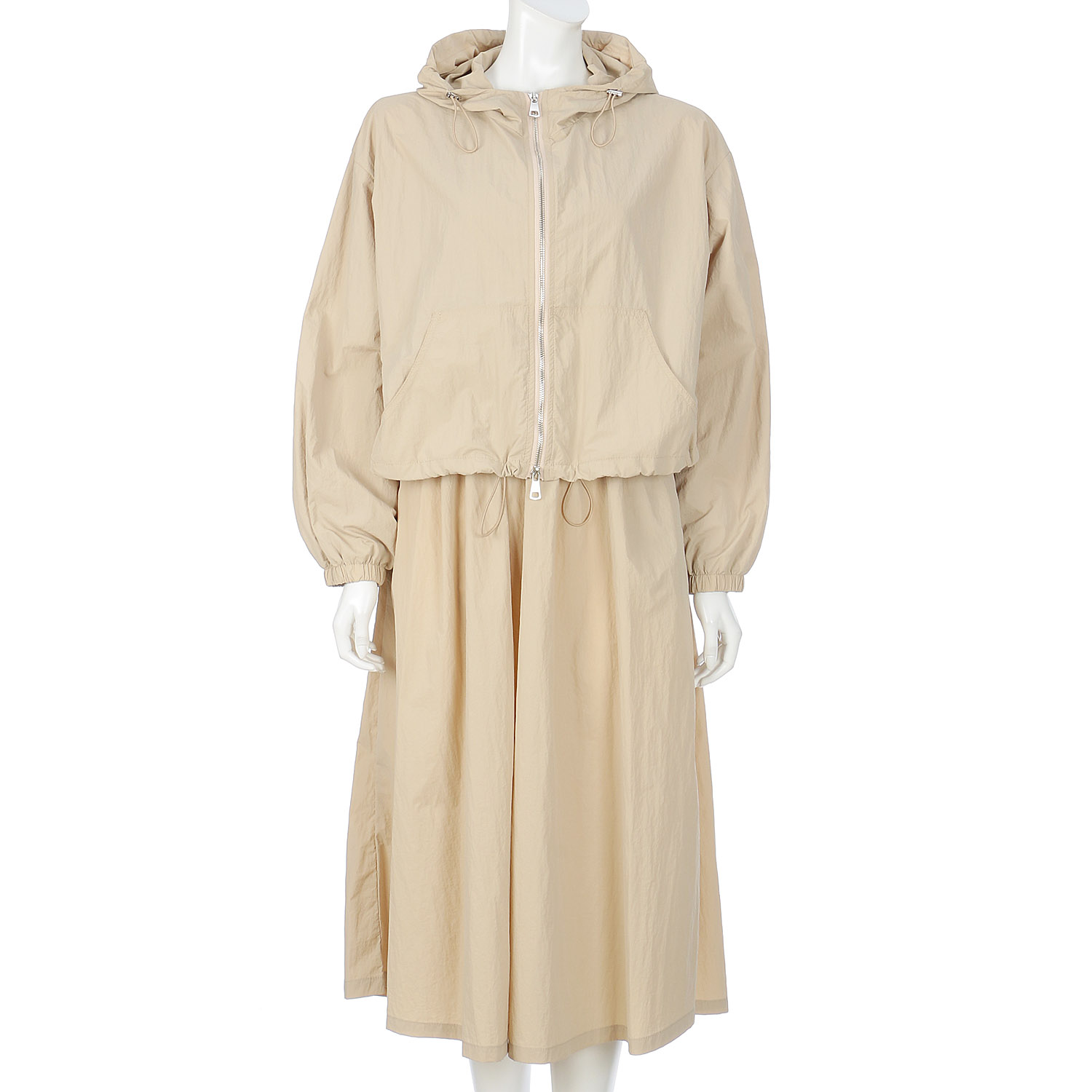 ジップジャケット＆コンビワンピースアンサンブル