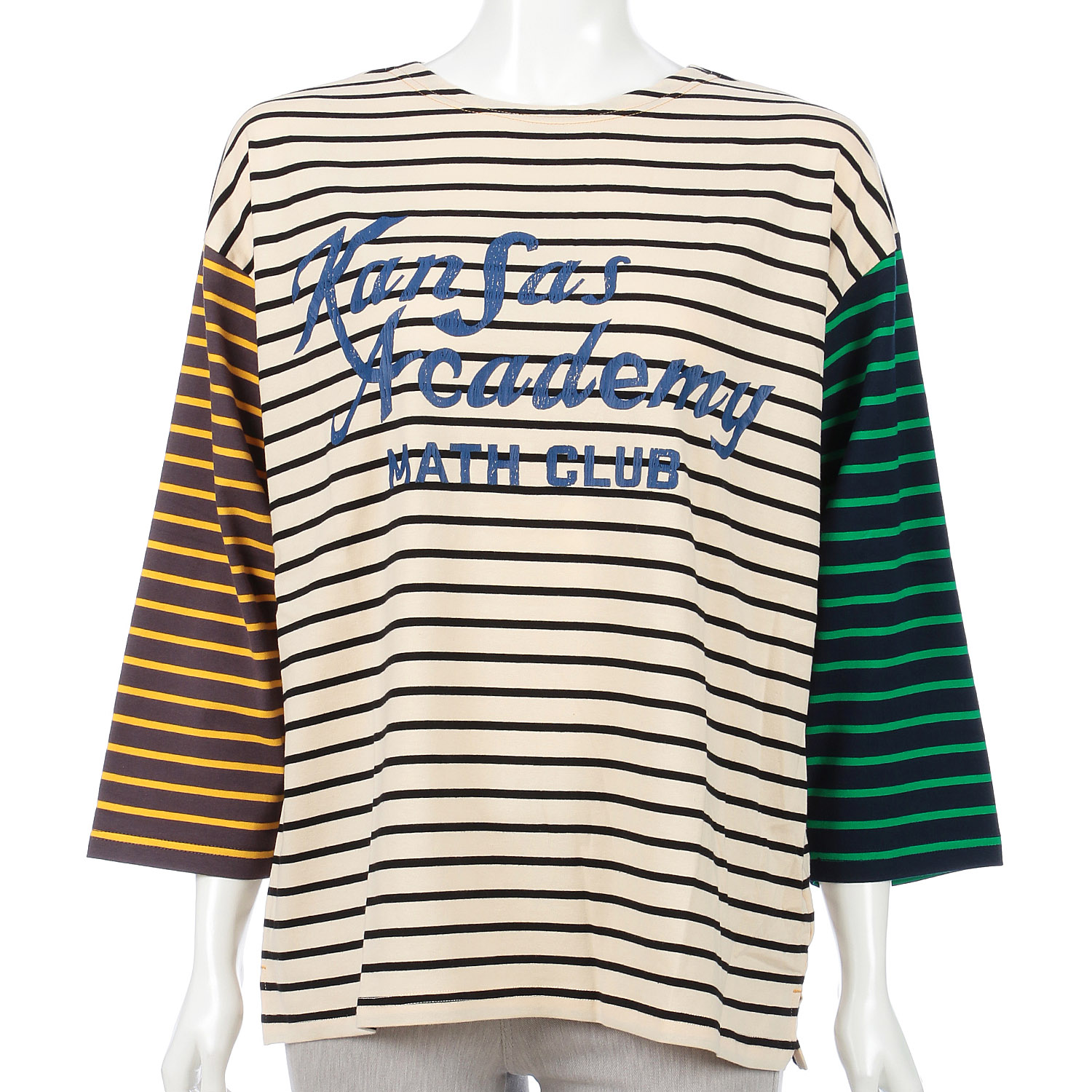 【新ブランド】CUBE SUGAR 天竺前後着配色プルオーバー - 画像7