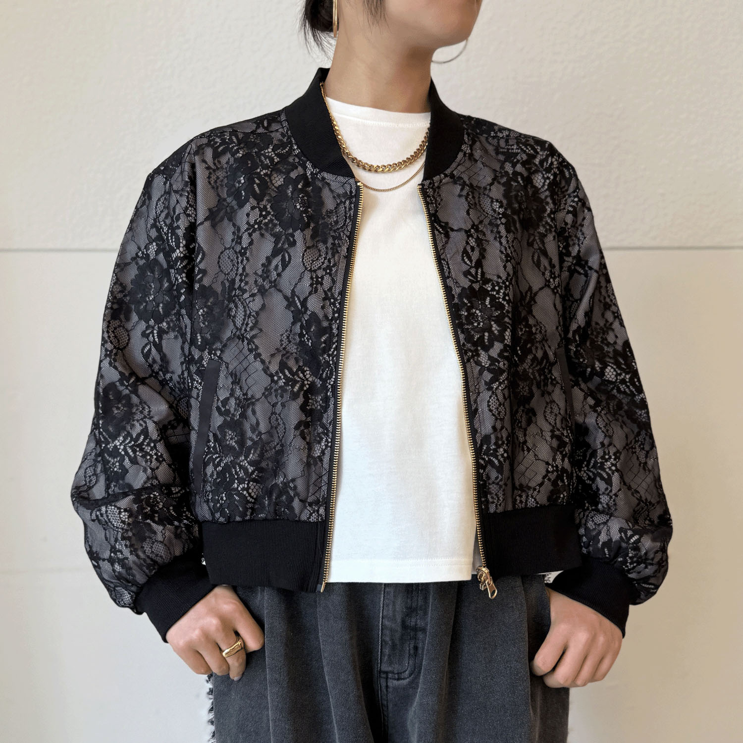 レースリバーシブルジャケット - 画像6