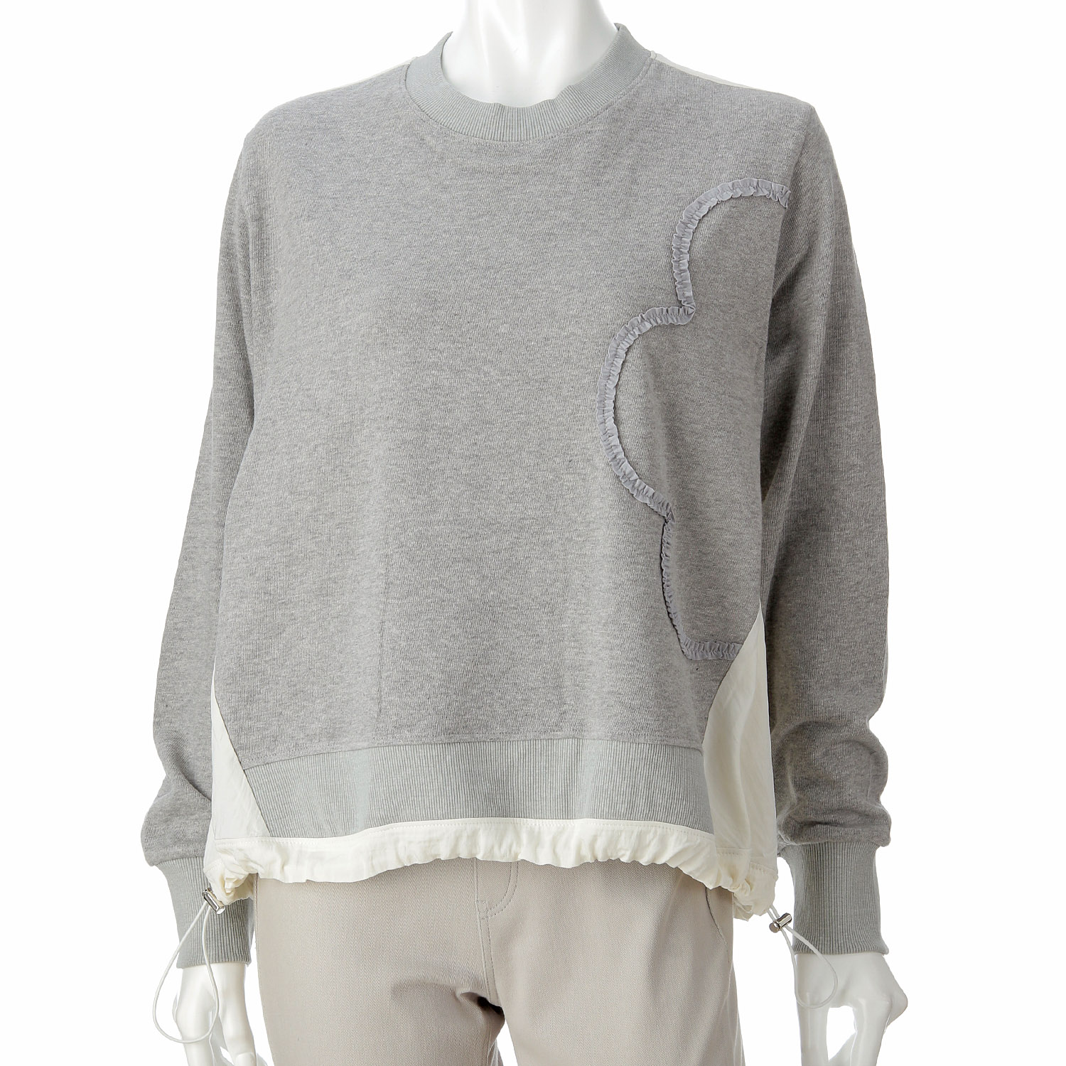 前身モチーフ布帛切替プルオーバー - 画像2