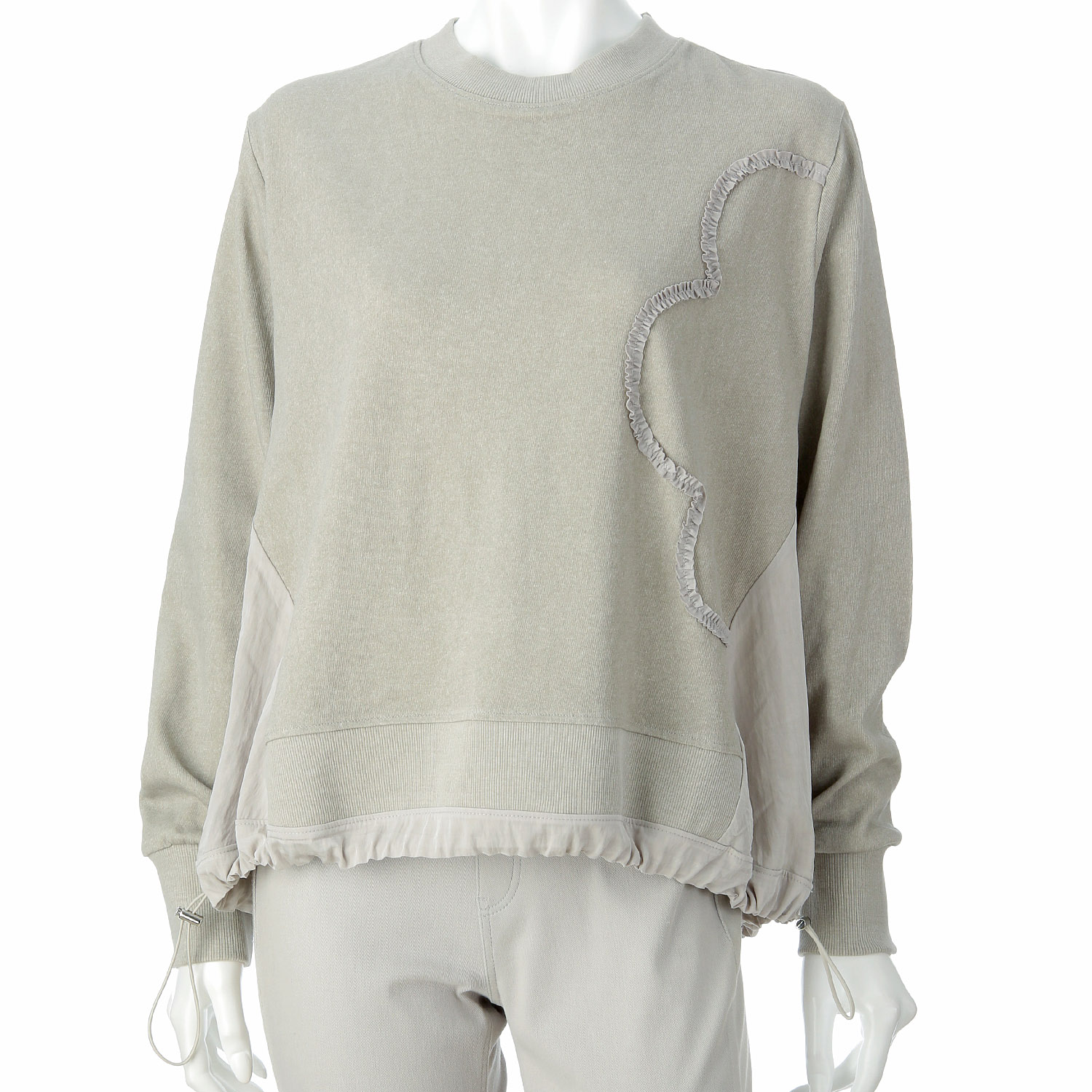 前身モチーフ布帛切替プルオーバー