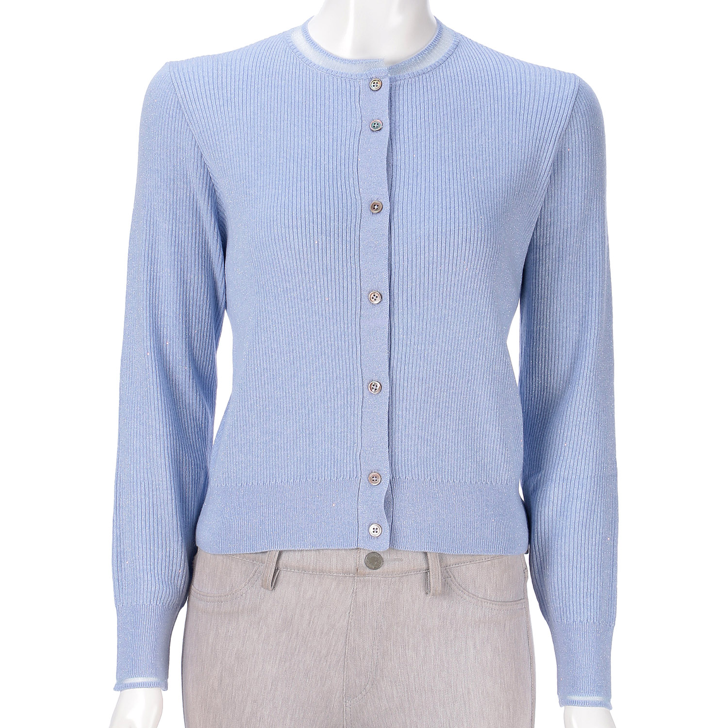 epidemique プチスパンコールリブニットカーディガン - 画像12