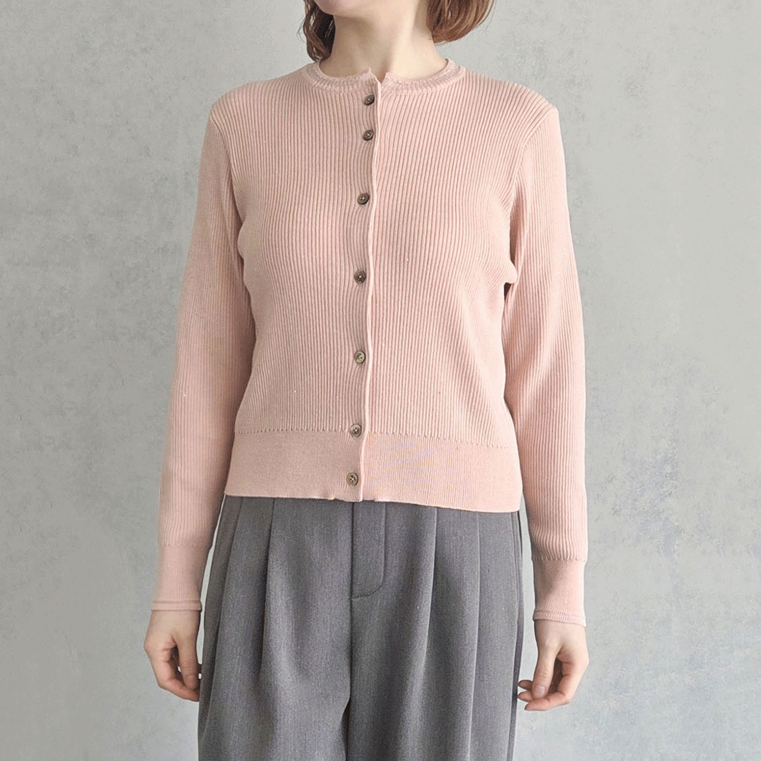 epidemique プチスパンコールリブニットカーディガン - 画像8