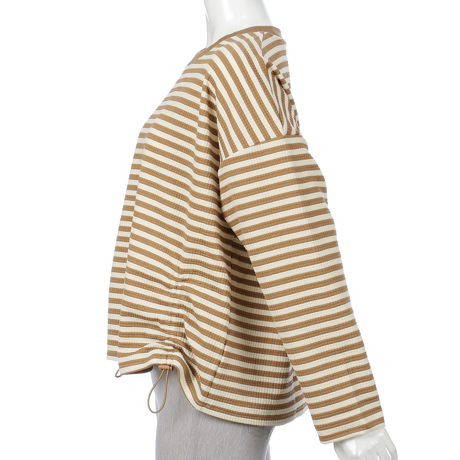 LUPILIEN ワッフル編みドロストプルオーバー - 画像5