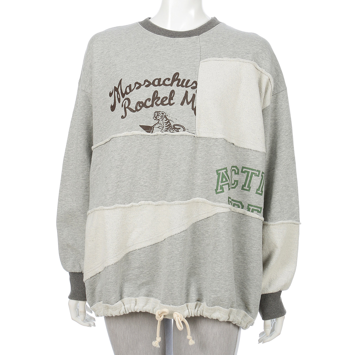 CUBE SUGAR 裏毛パウダー加工ビックプルオーバースウェット