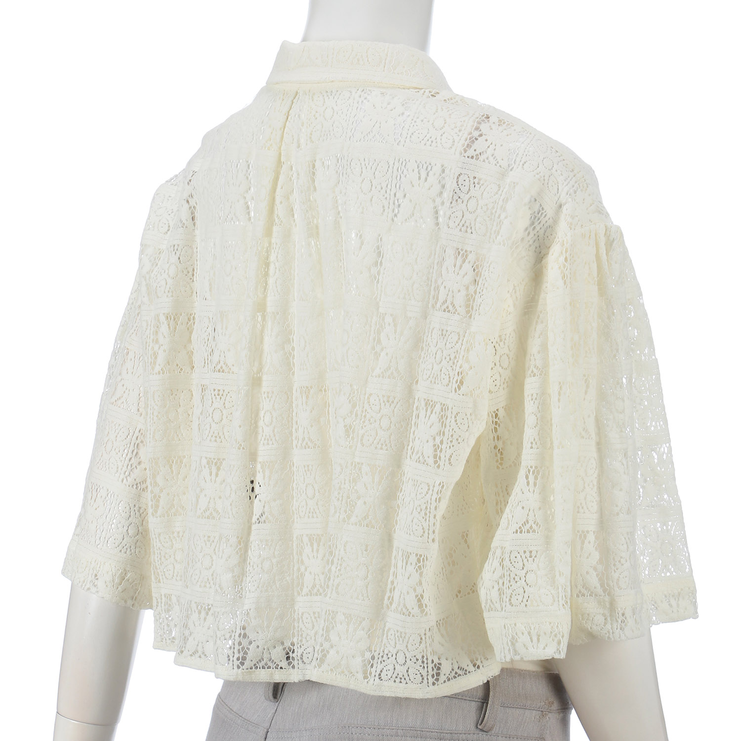 フレアスリーブショート丈シャツ - 画像9