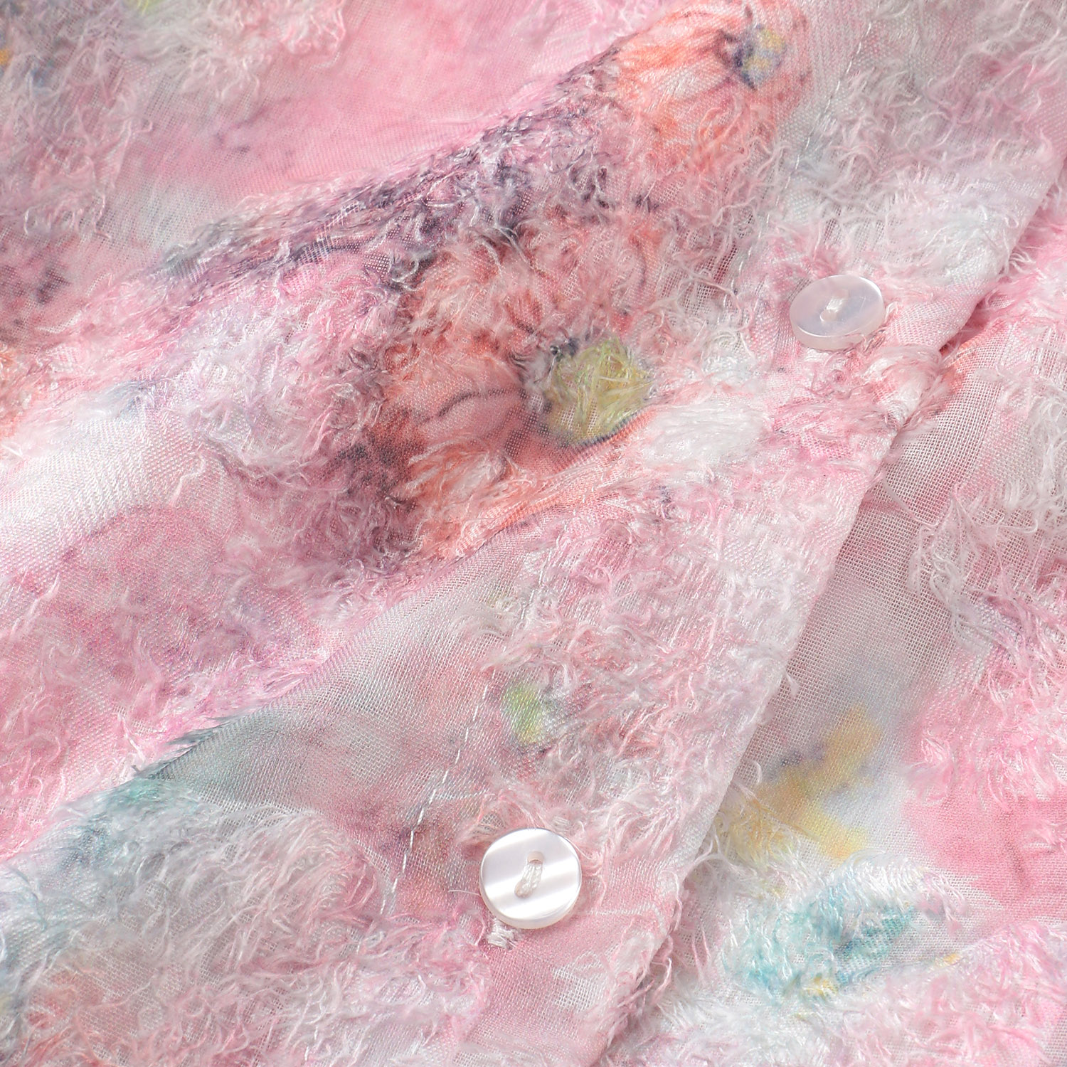 花柄ロングブラウス - 画像9