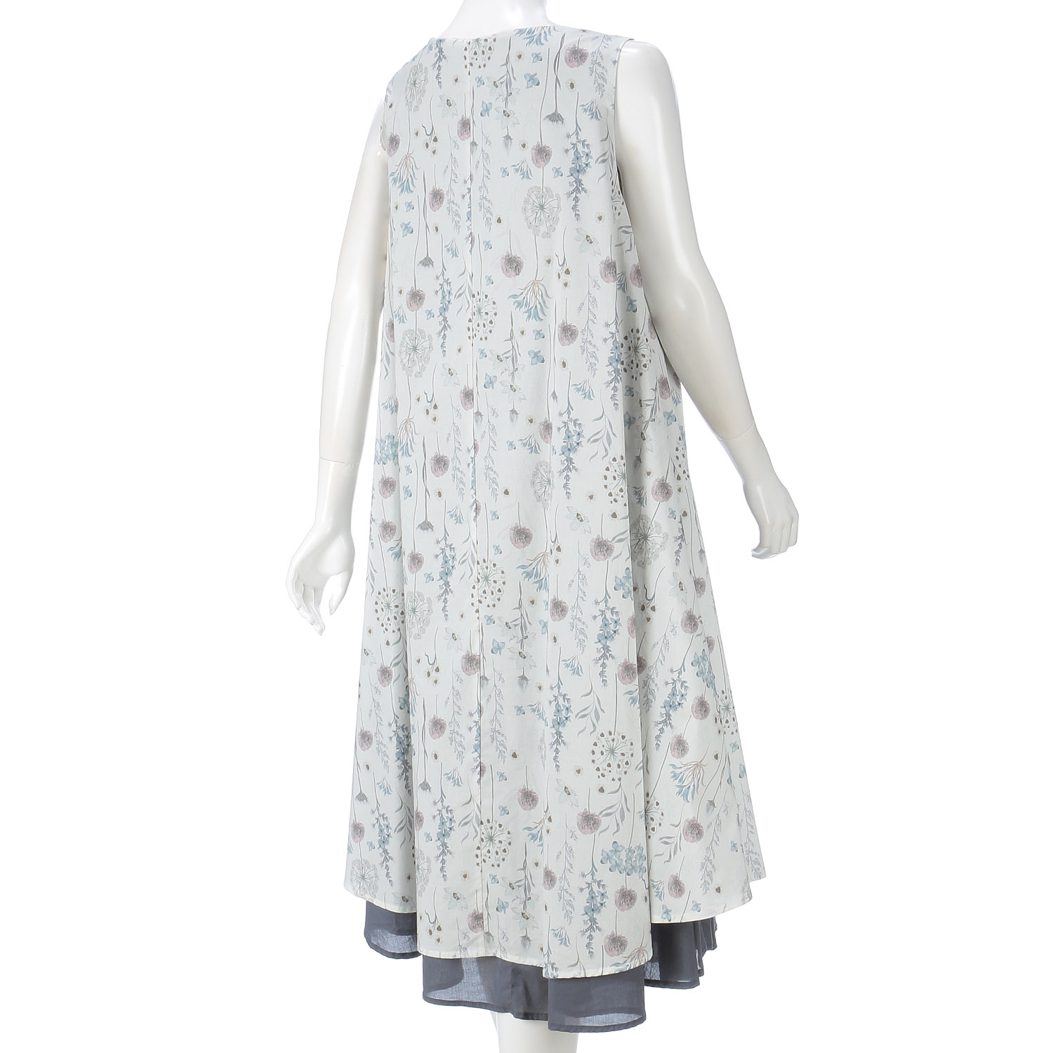 レイヤードフレアワンピース - 画像3