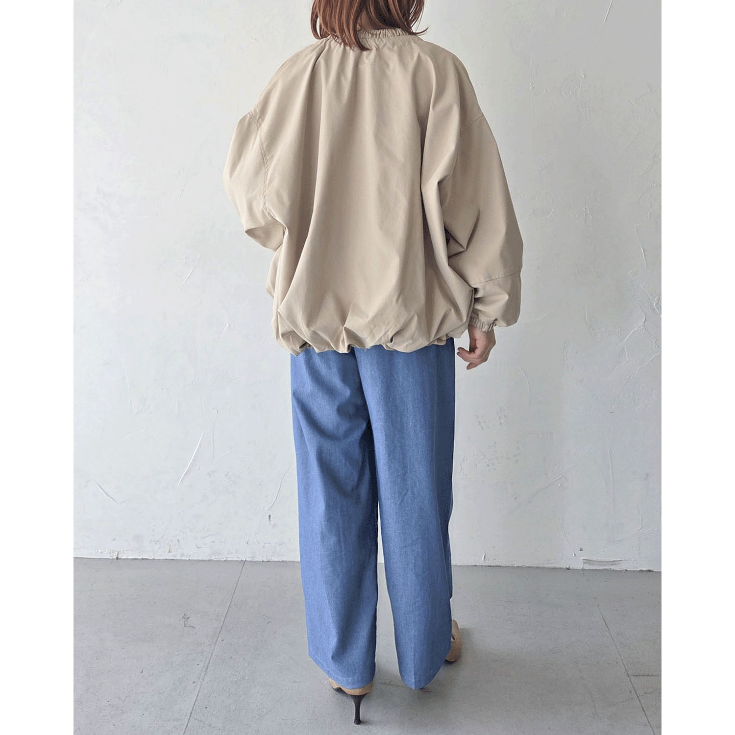 epidemique ギャザーネックブルゾン - 画像2