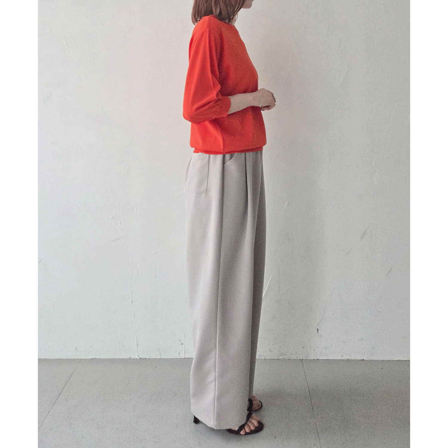 epidemique 6分袖ニットプルオーバー - 画像6