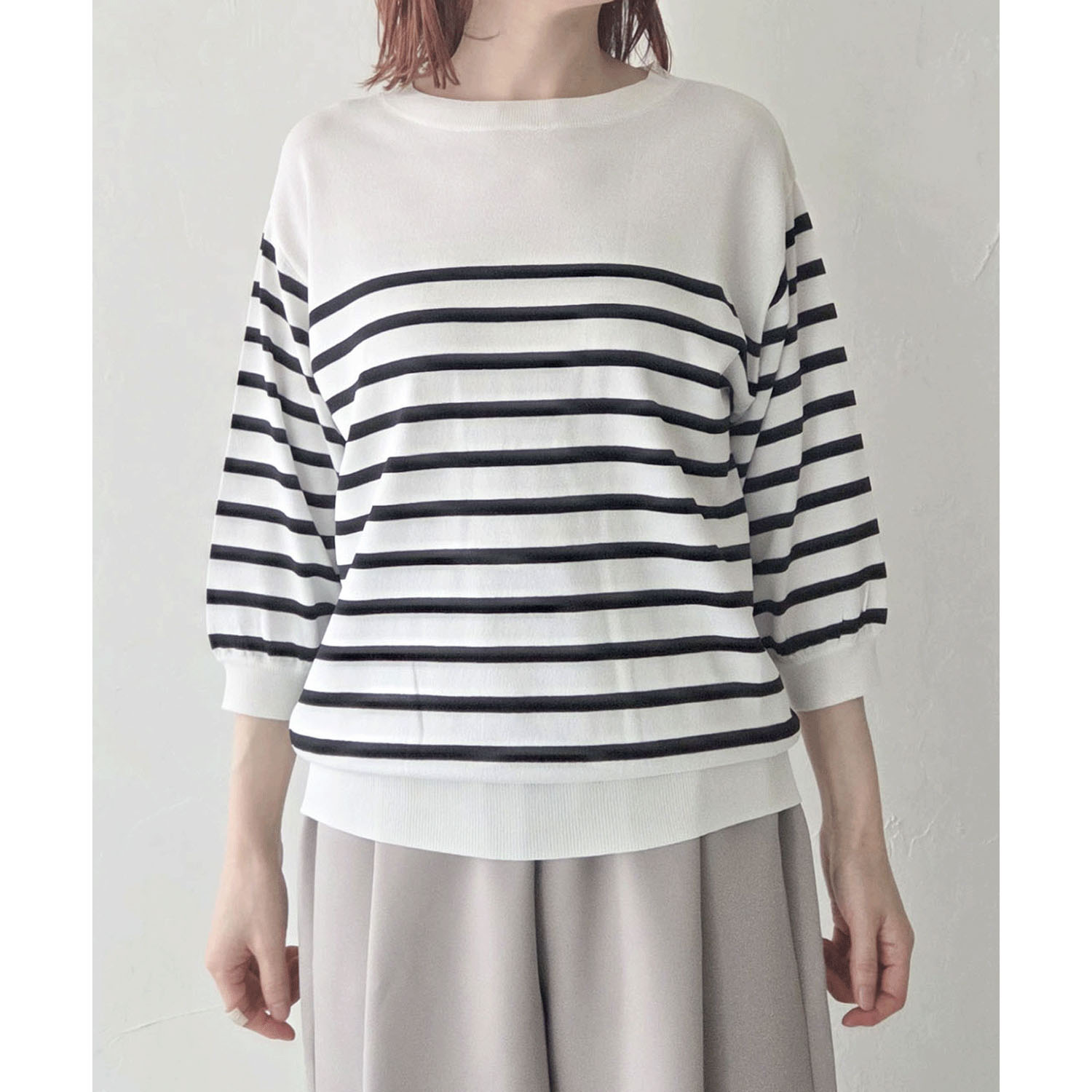 epidemique 6分袖ニットプルオーバー