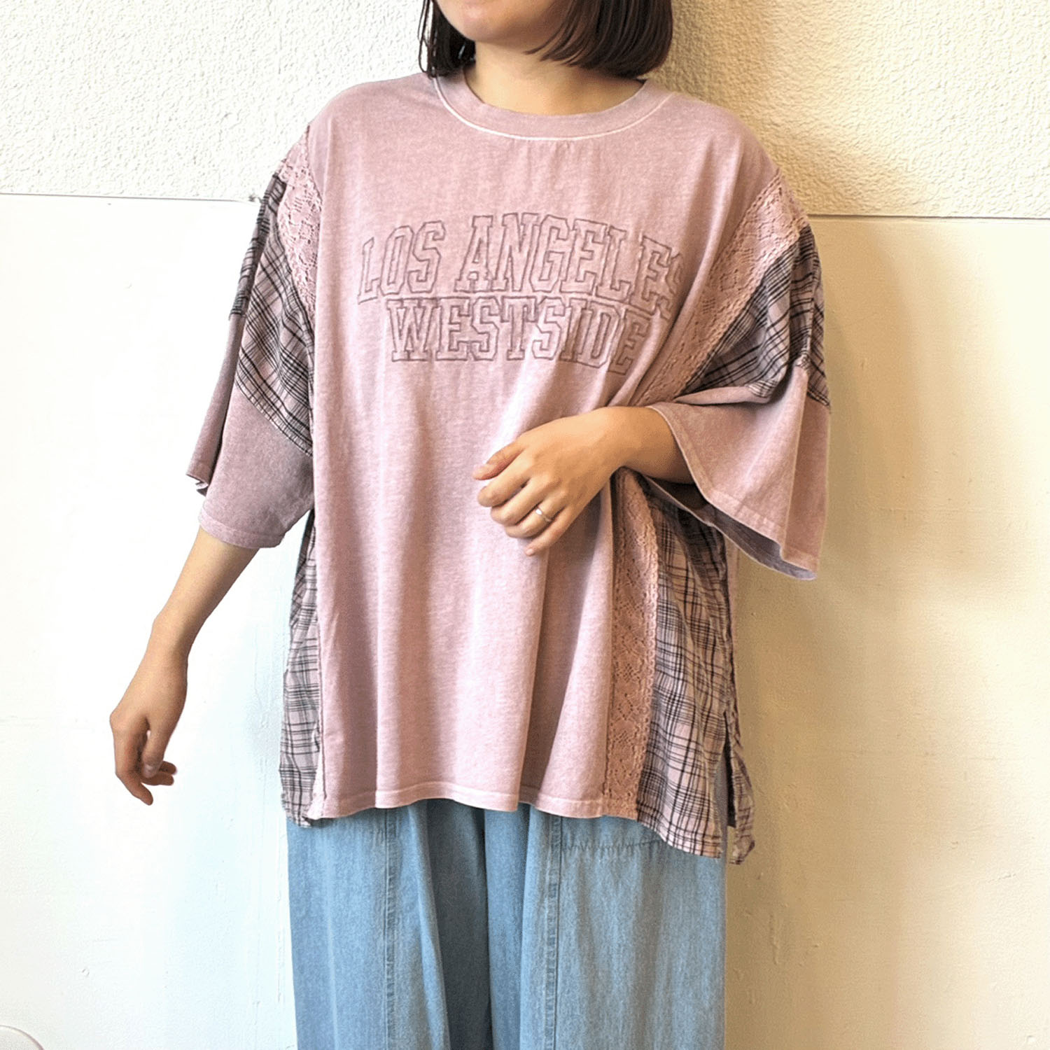 LUPILIEN ピグメントワイドTシャツ