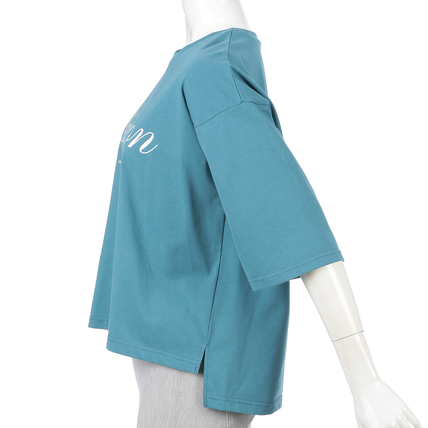 epidemique ワイド配色ロゴTシャツ - 画像14