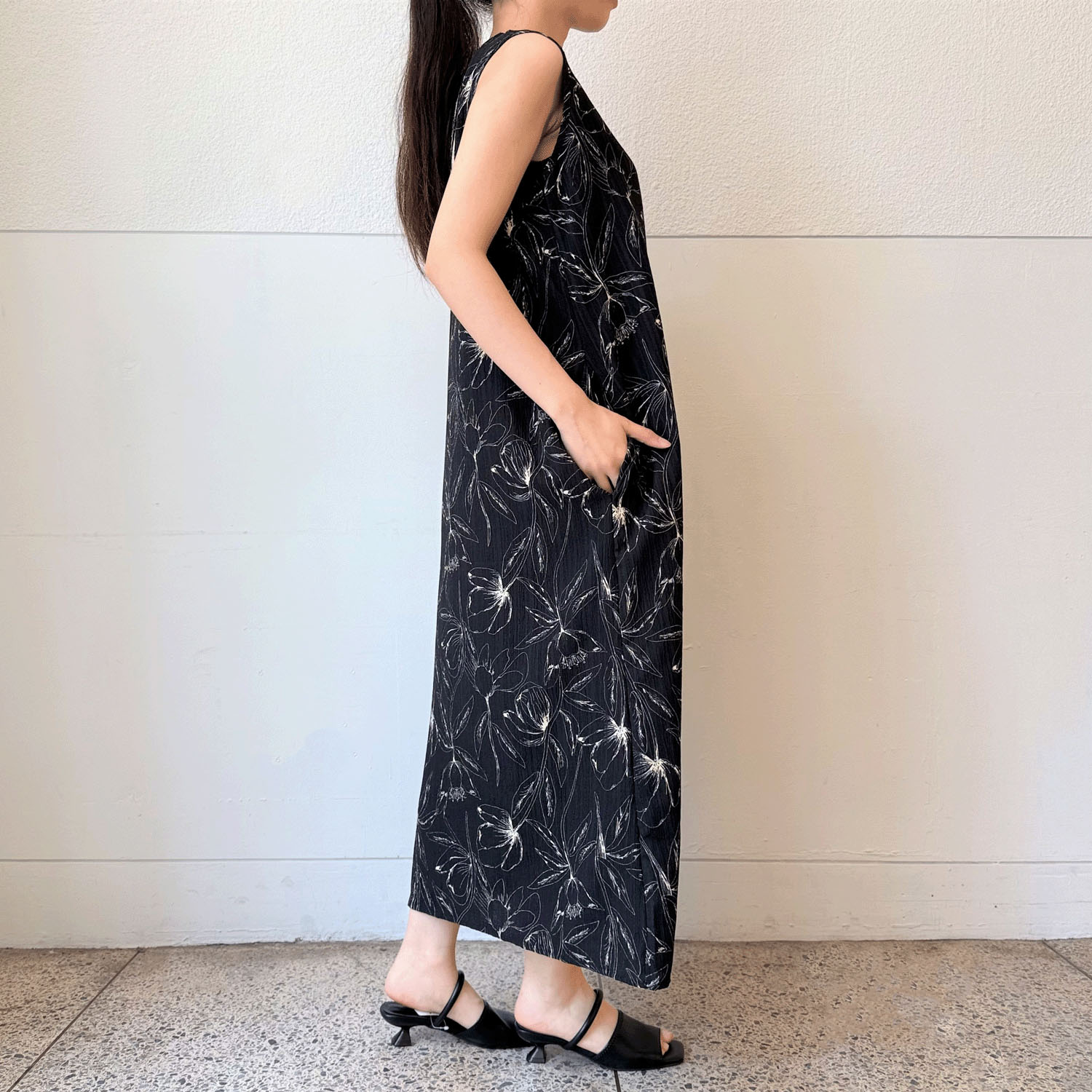 フラワープリントワンピース - 画像3