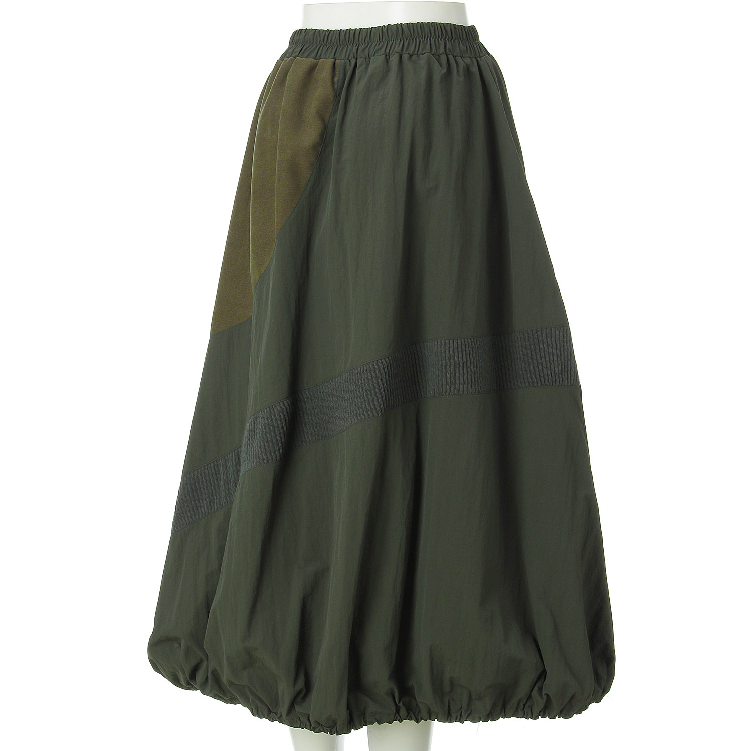 異素材切替バルーンスカート - 画像6