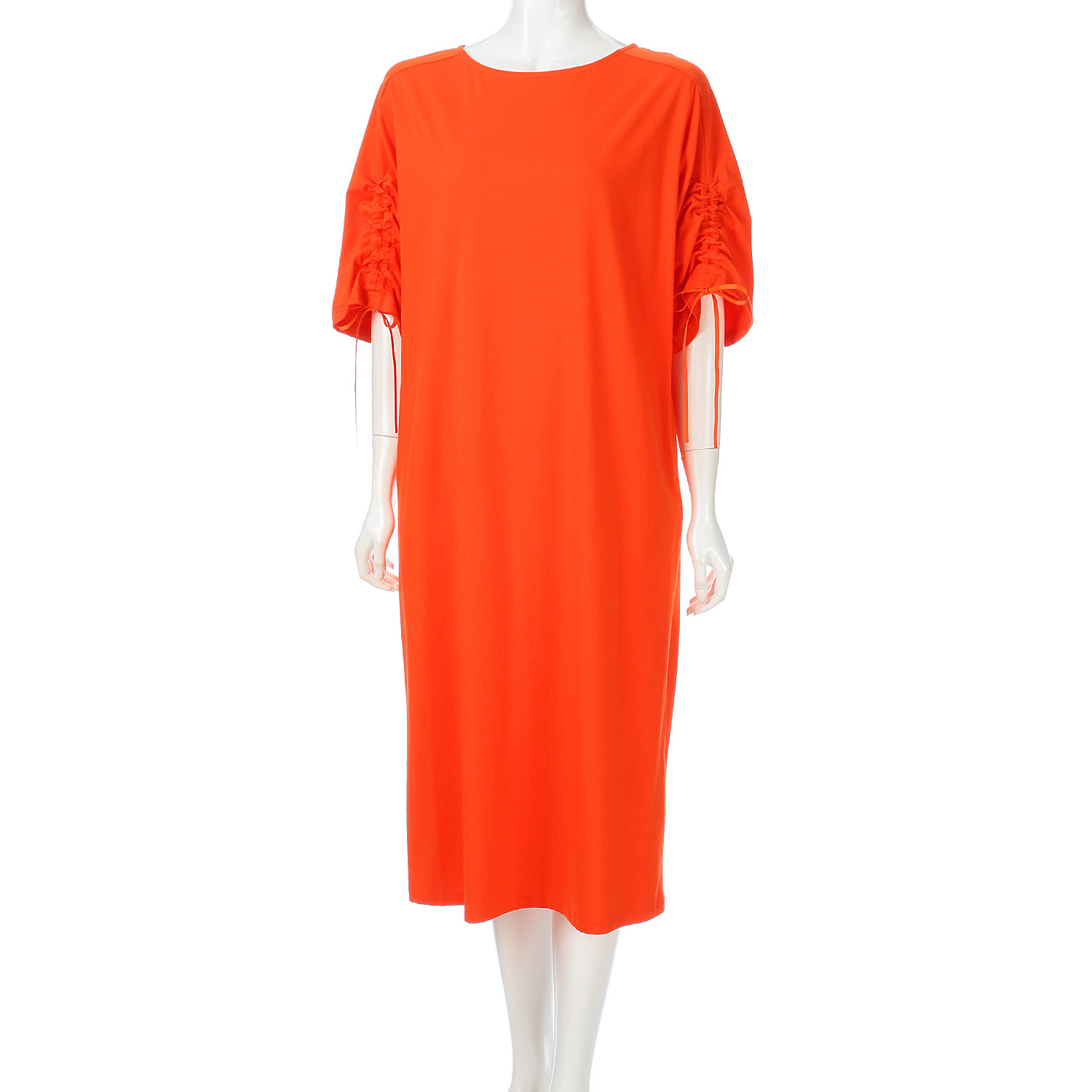 袖ギャザーワンピース - 画像5