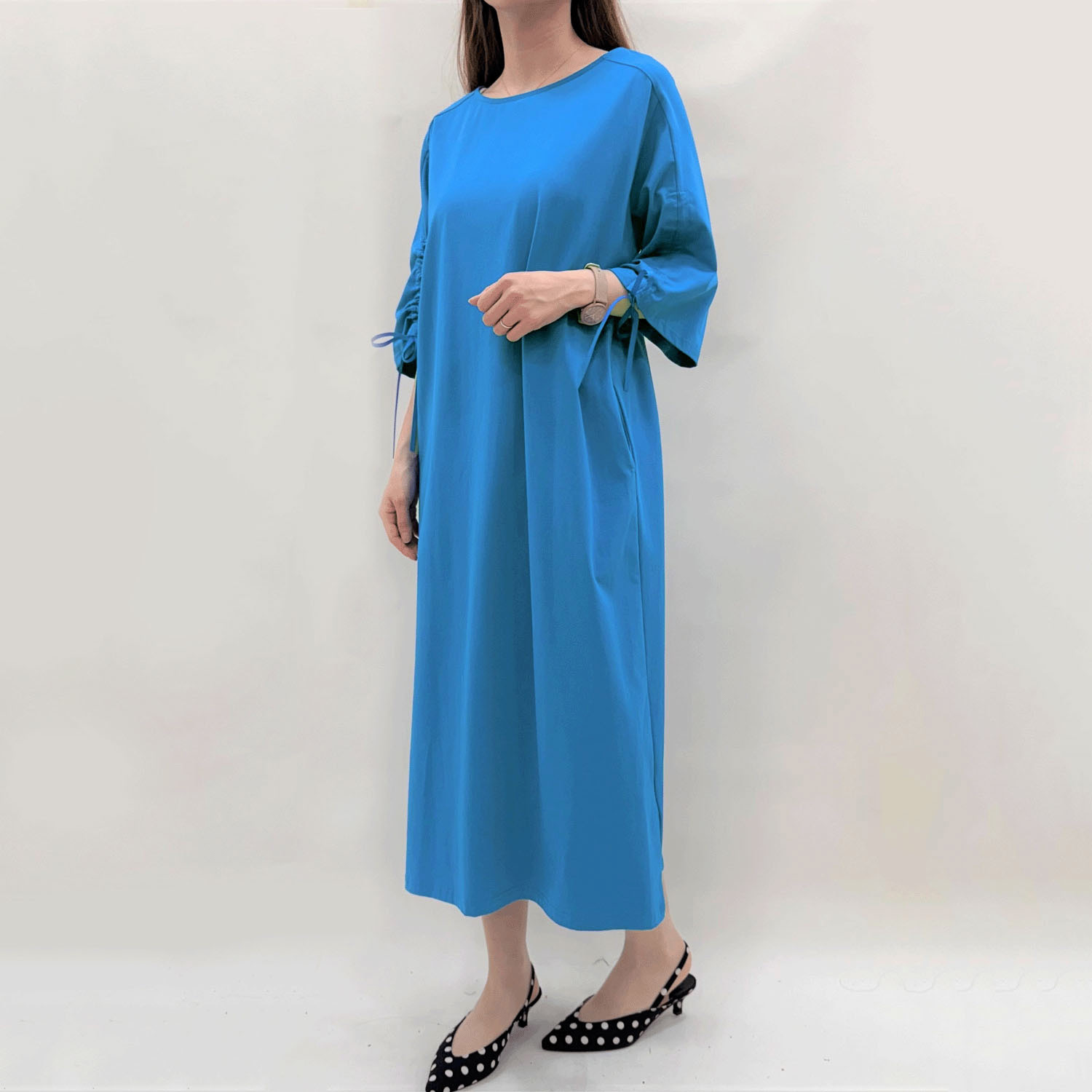 袖ギャザーワンピース - 画像10