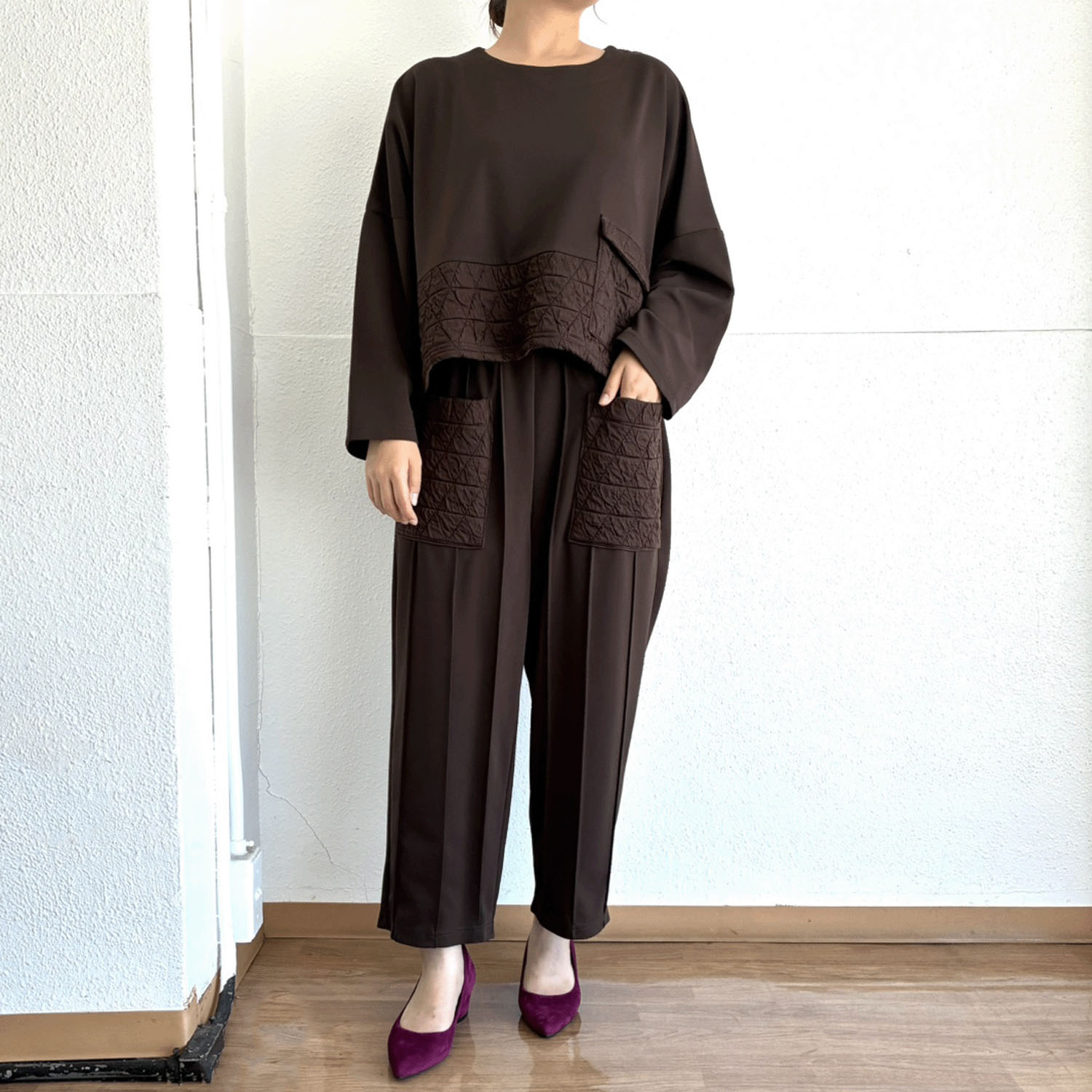 キルト切替BIGカットソー - 画像8