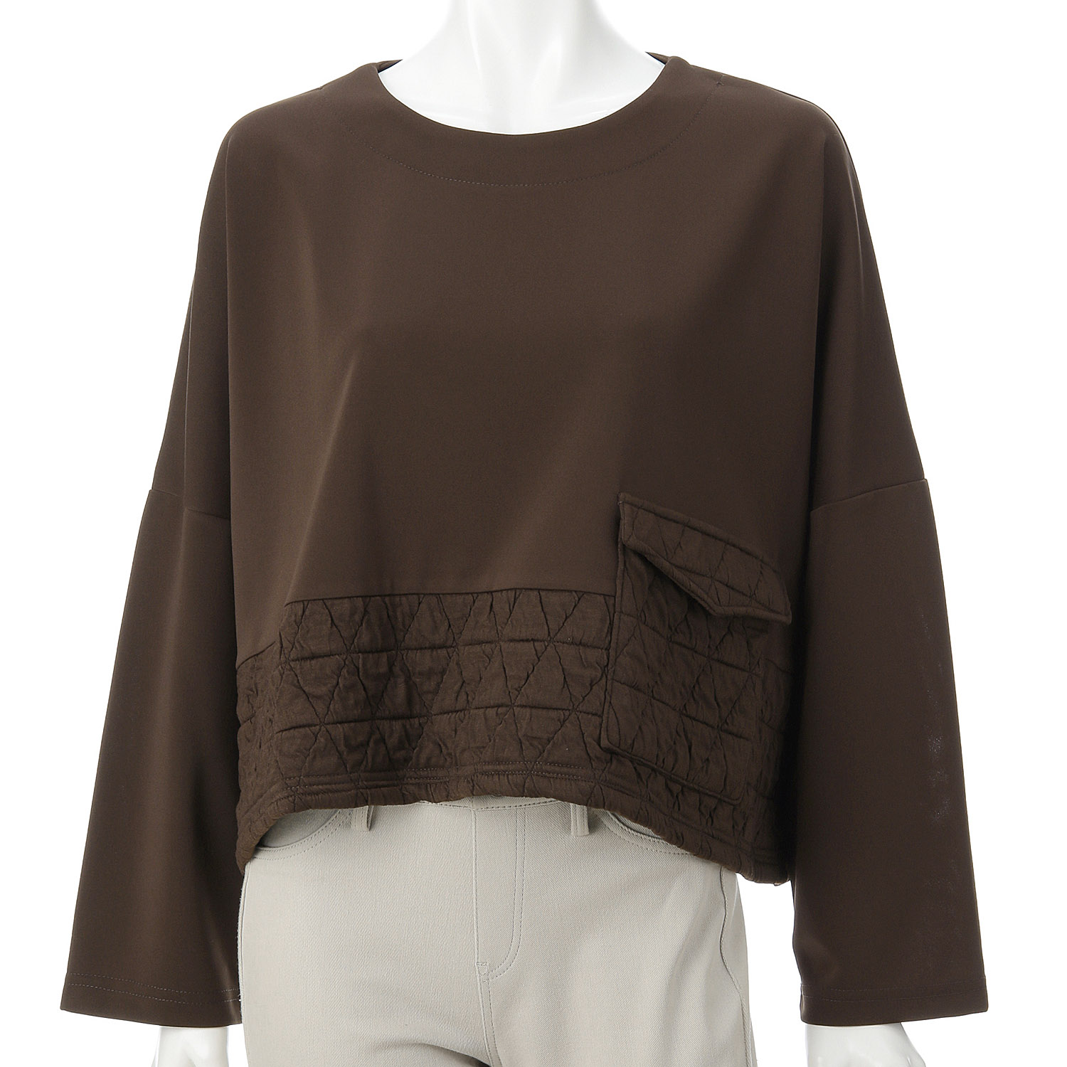 キルト切替BIGカットソー - 画像10