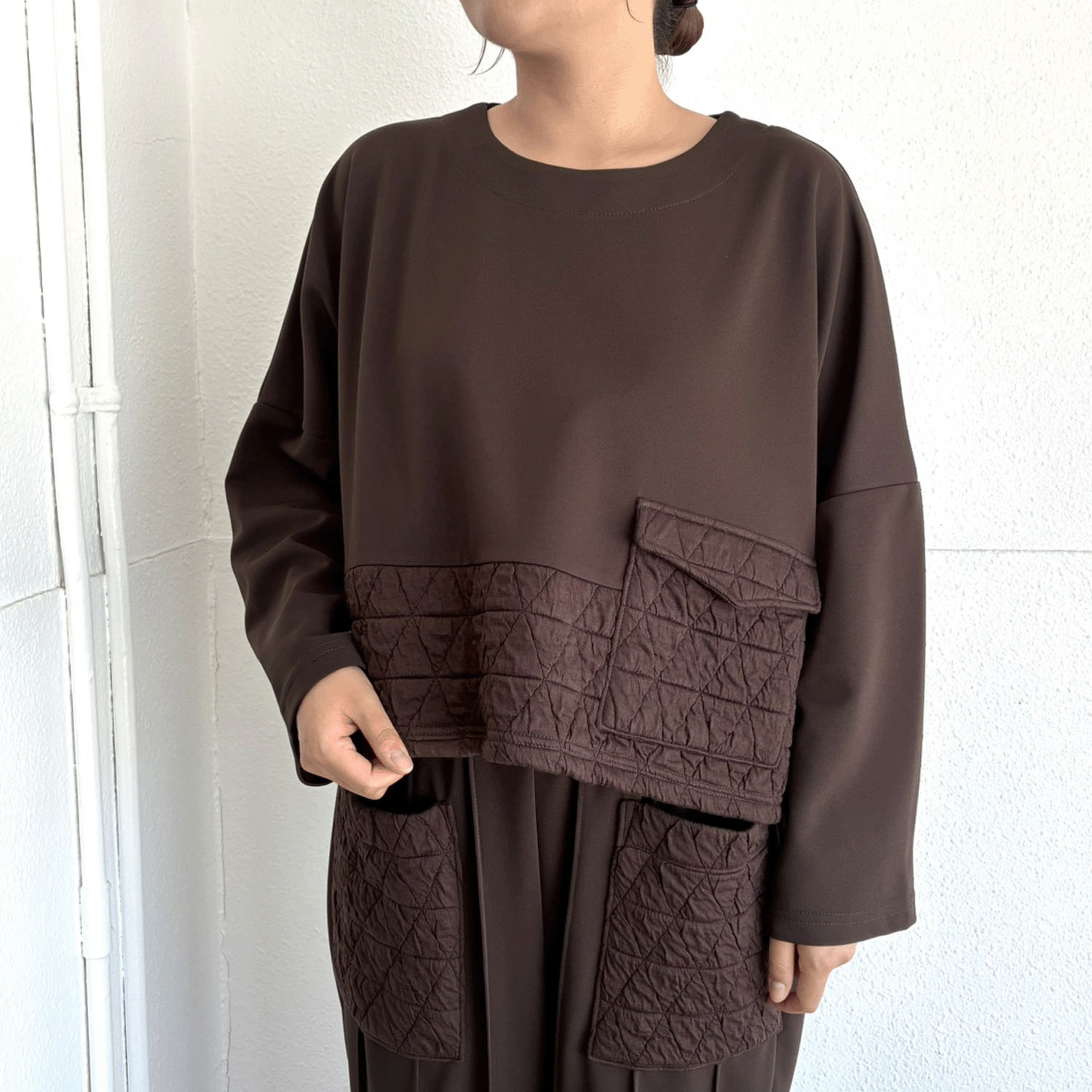 キルト切替BIGカットソー