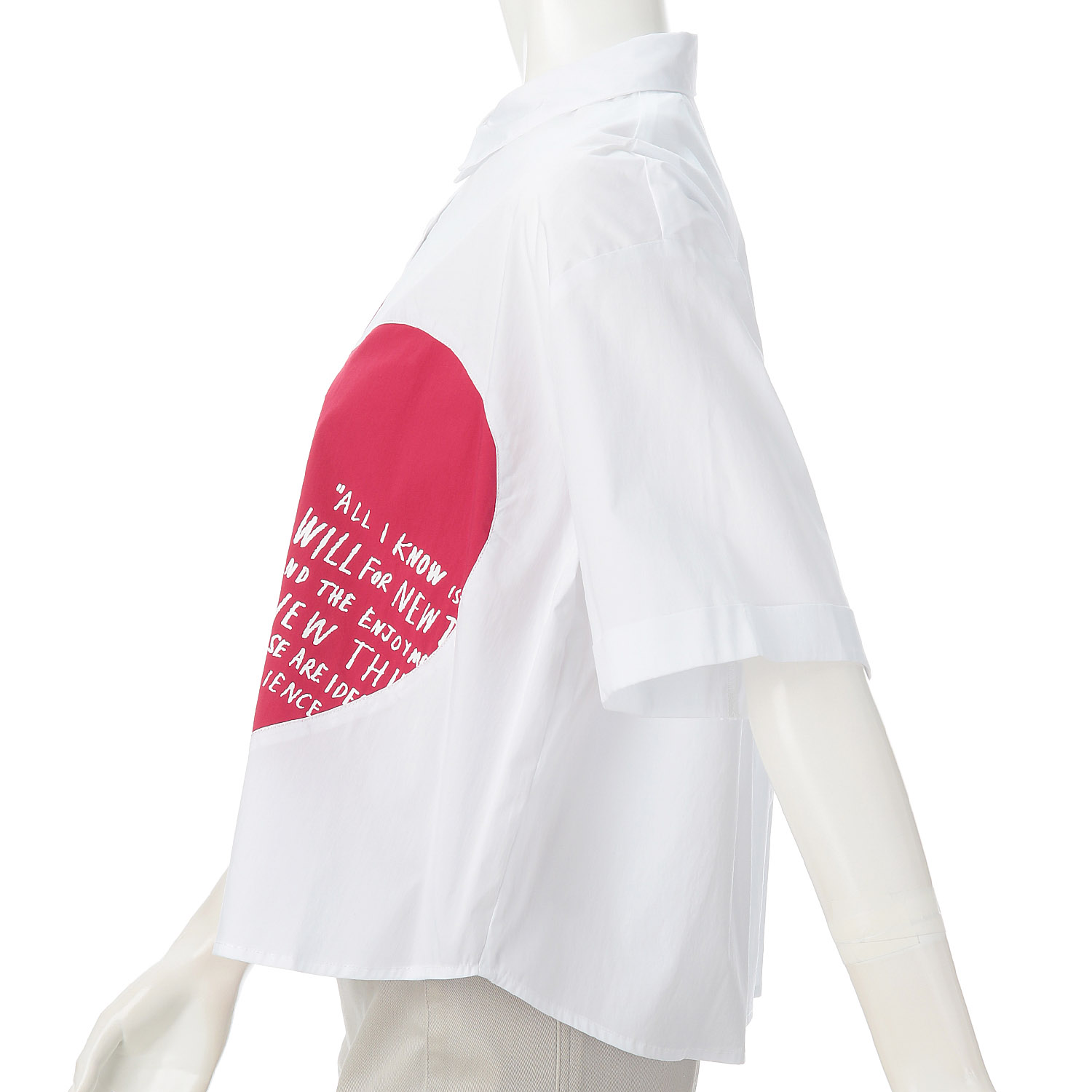 ハートパッチワークシャツ - 画像9