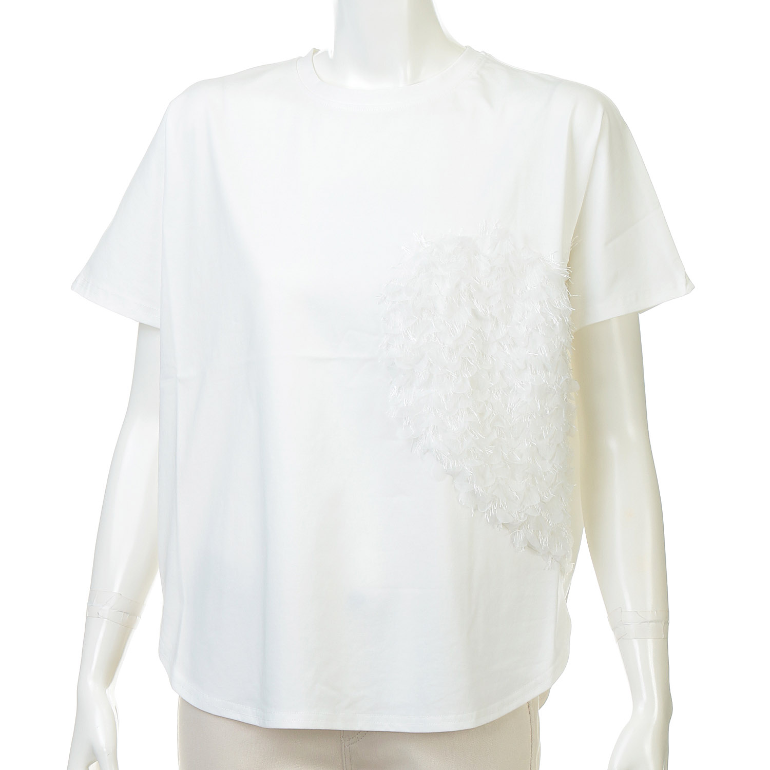 ハート切替Tシャツ