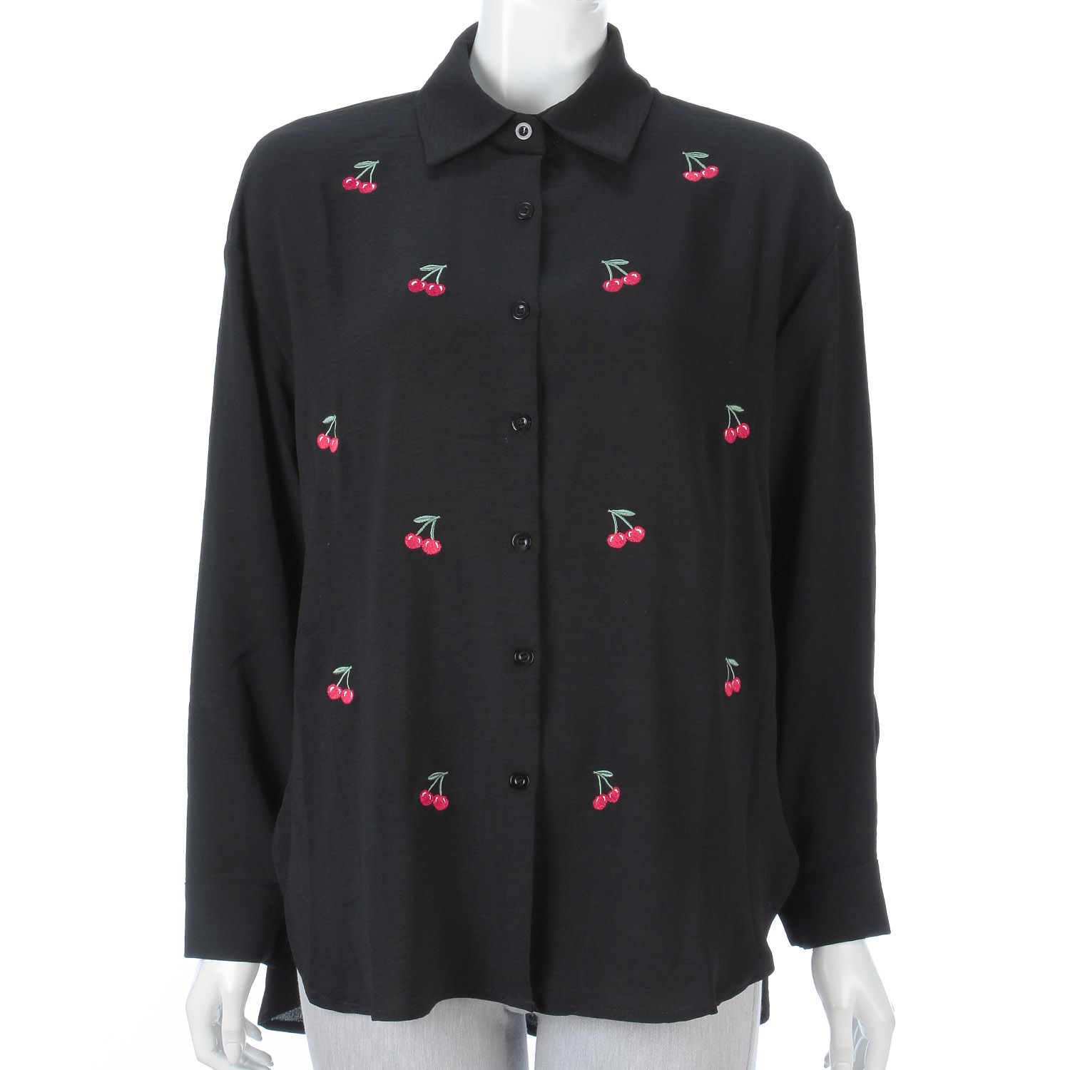 さくらんぼ刺繍長袖 - 画像2