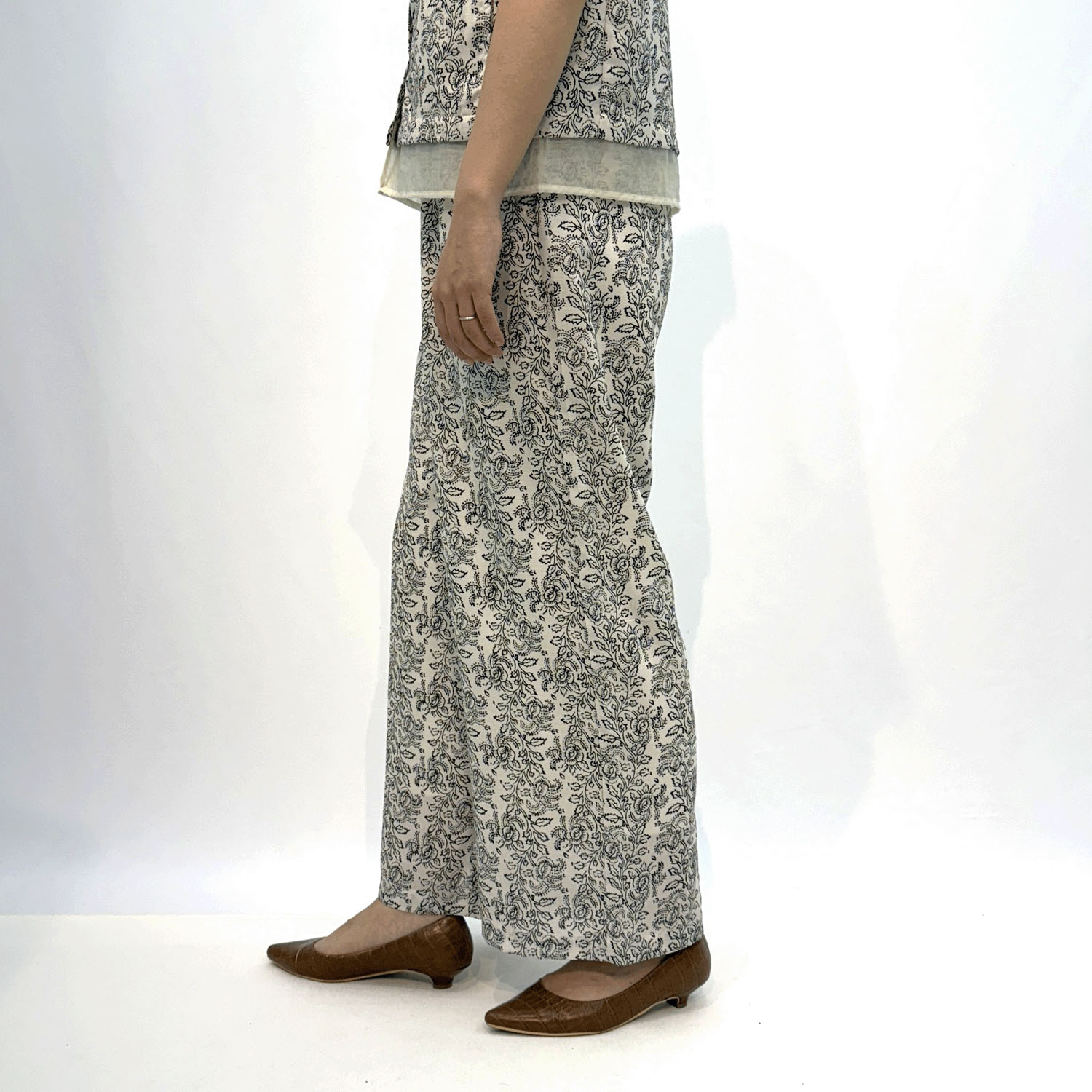 線プリントパンツ - 画像5