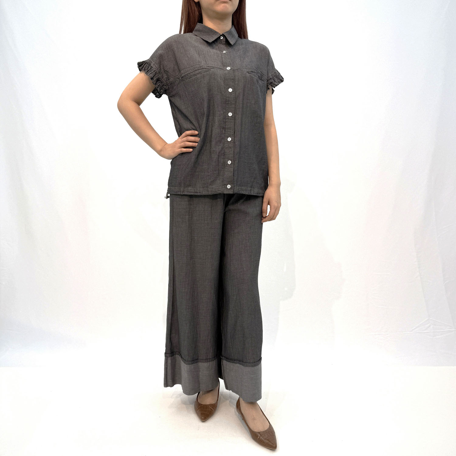 フレンチ袖ブラウスブルゾン - 画像5