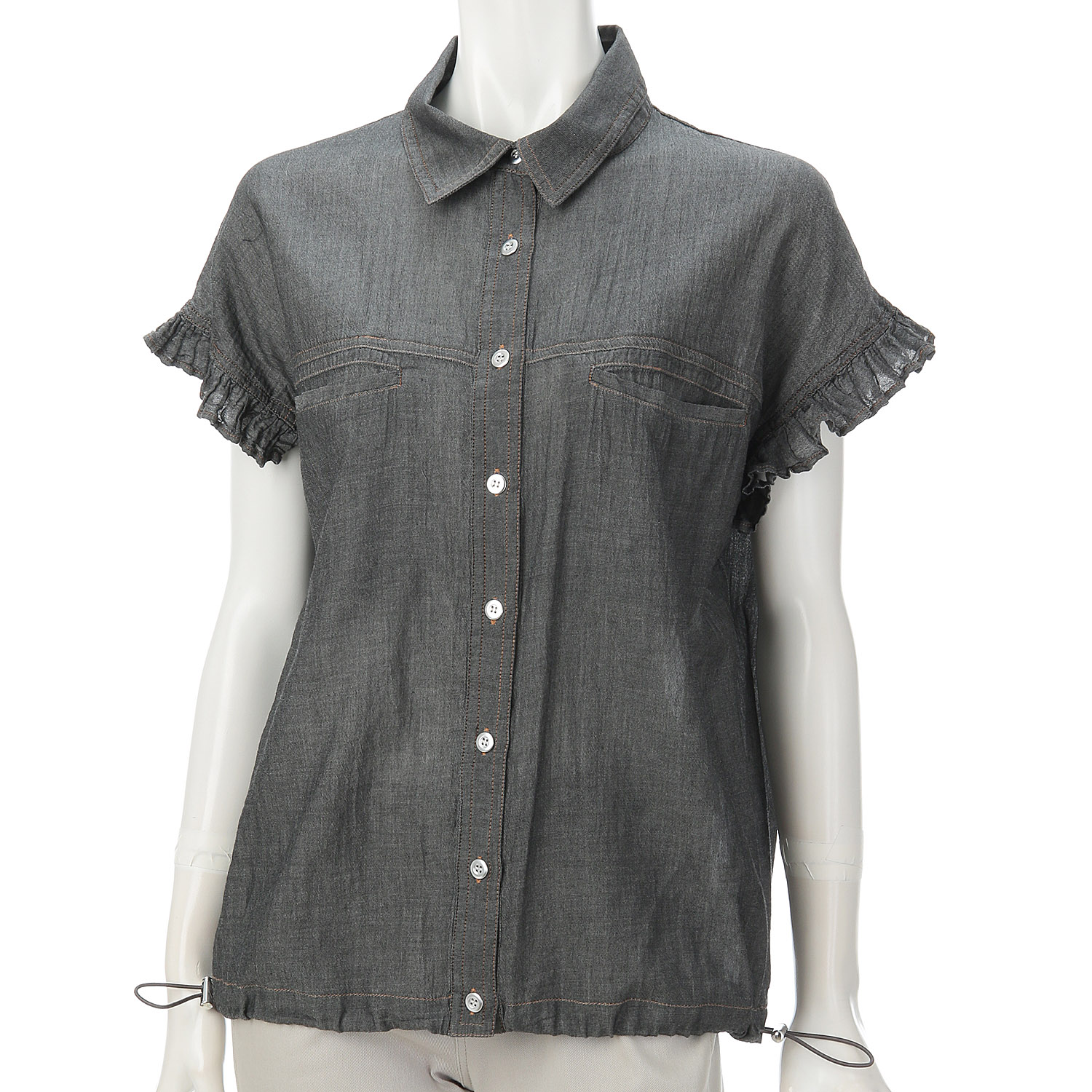 フレンチ袖ブラウスブルゾン - 画像6