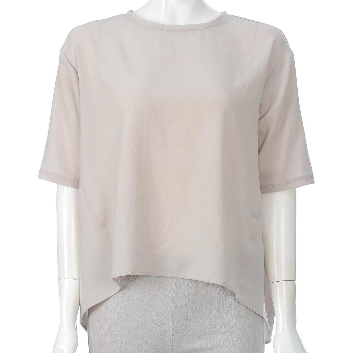 バックバルーン半袖プルオーバー