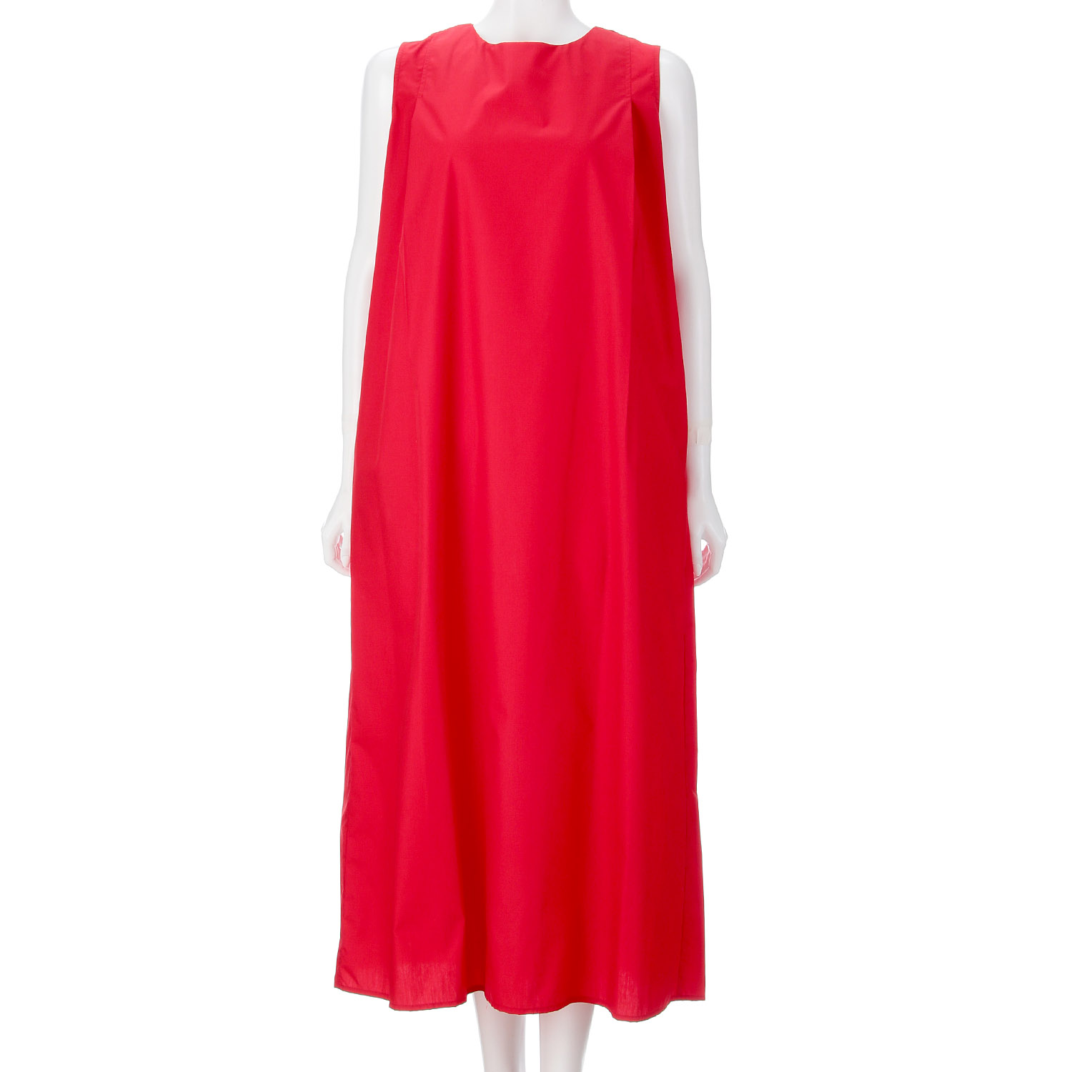 バックZIPショルダータックワンピース - 画像5