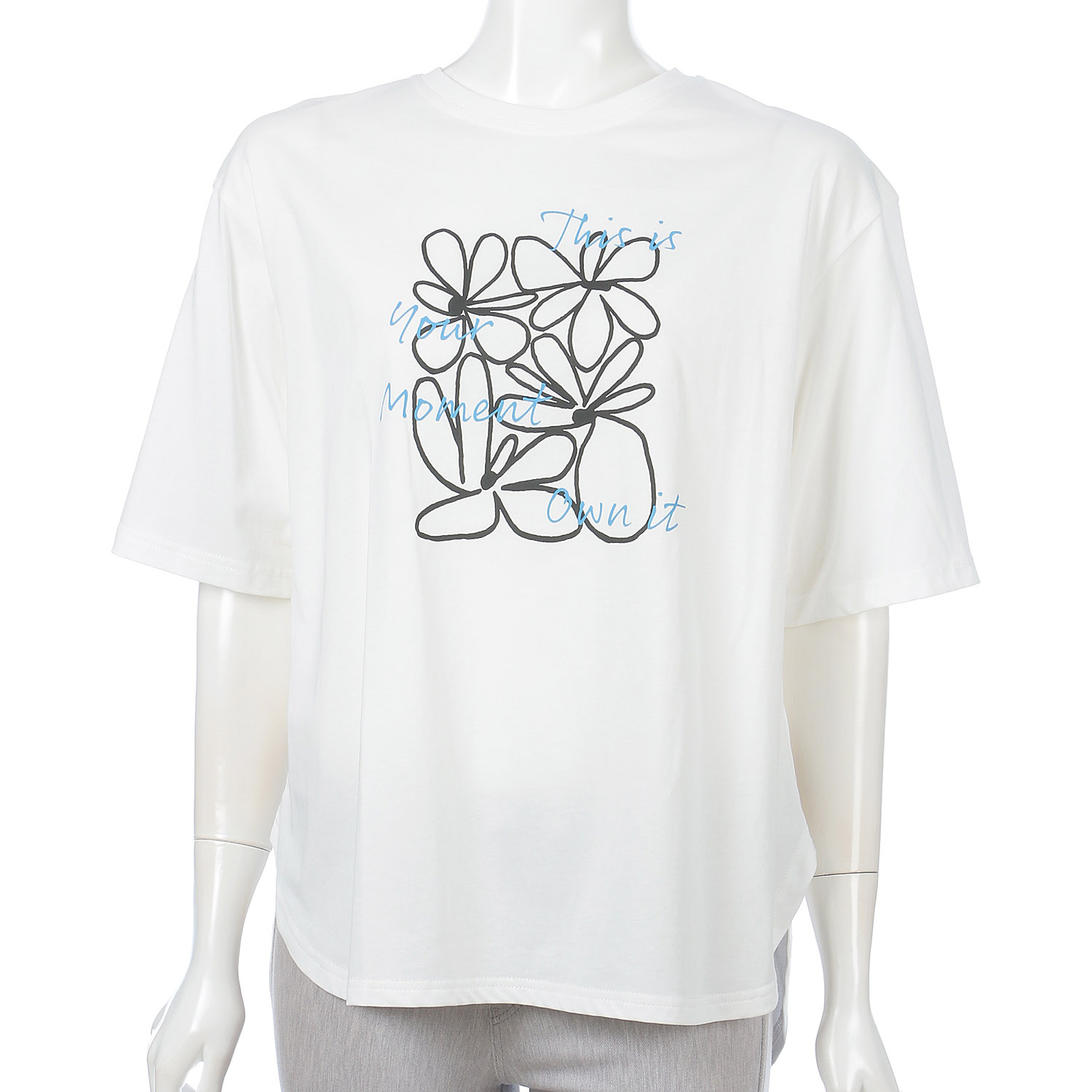 【Insta Live】アウトラインプリントTシャツ - 画像3