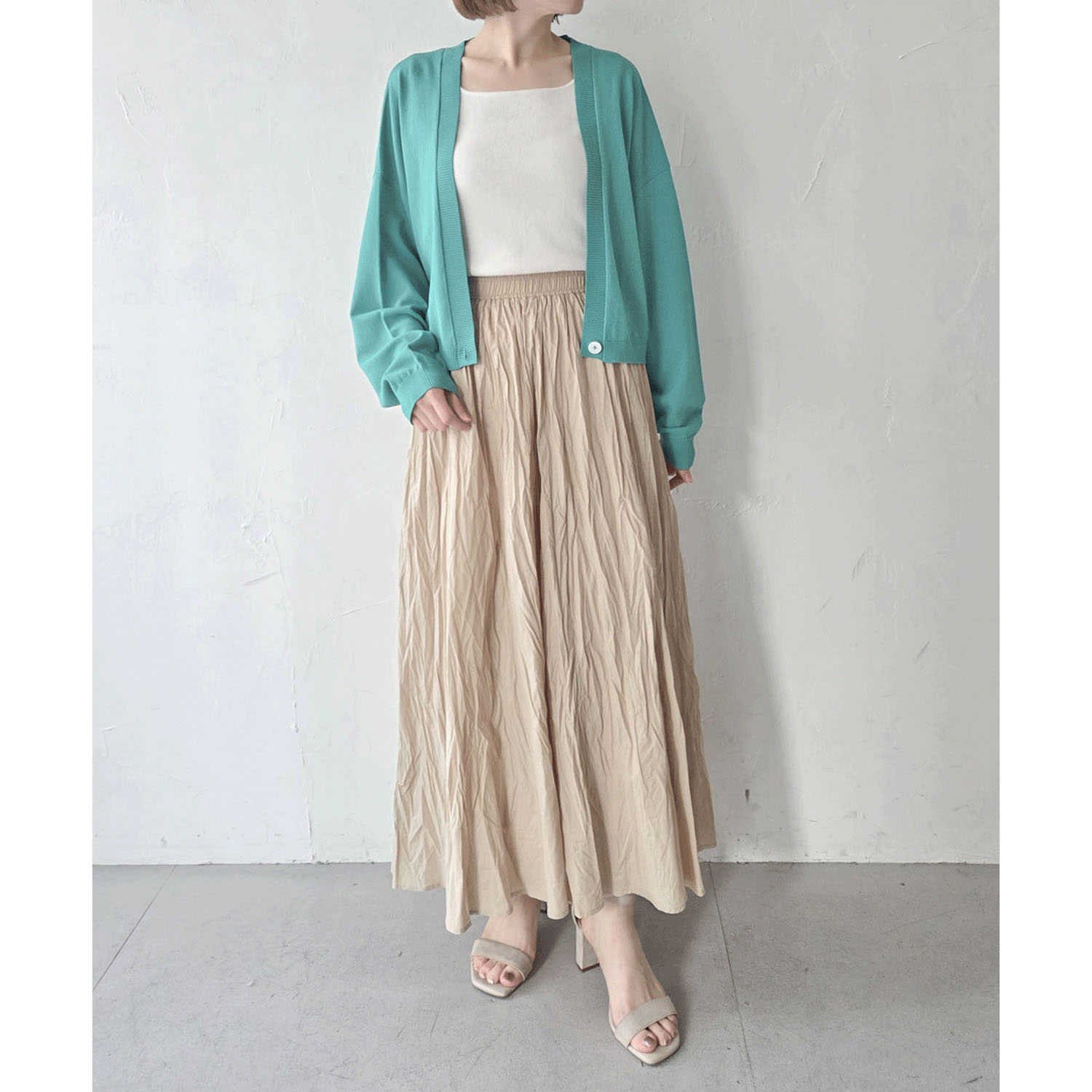 epidemique ワンボタンニットカーディガン - 画像2