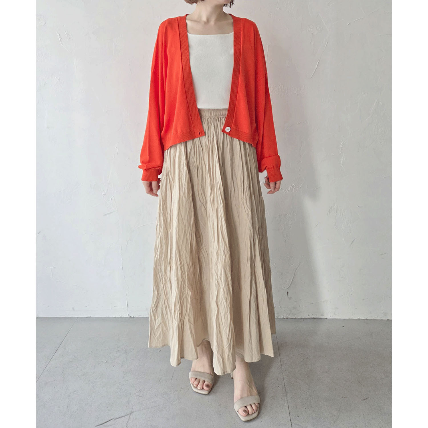 epidemique ワンボタンニットカーディガン - 画像5