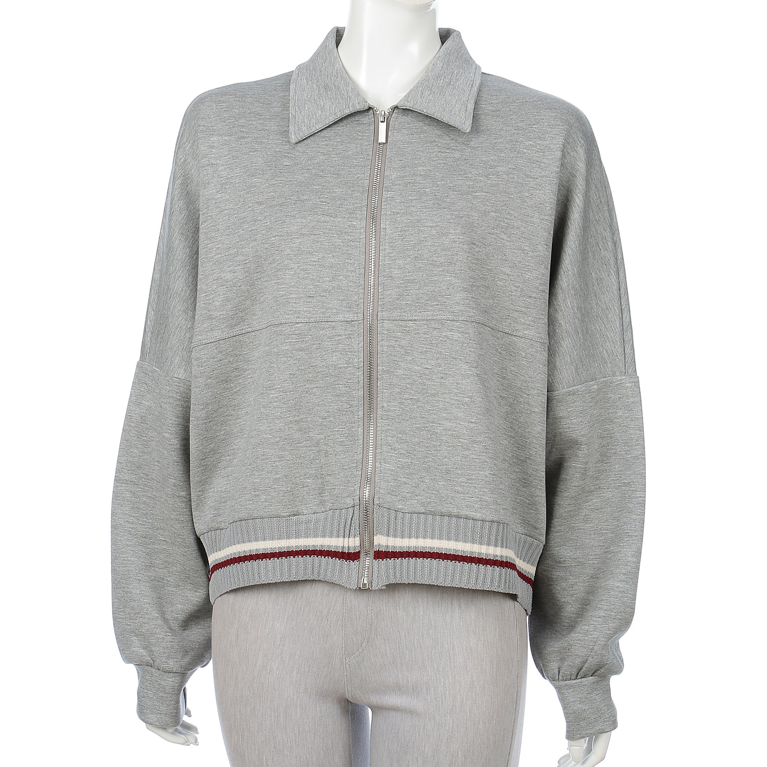 襟付きカットソージャケット - 画像4