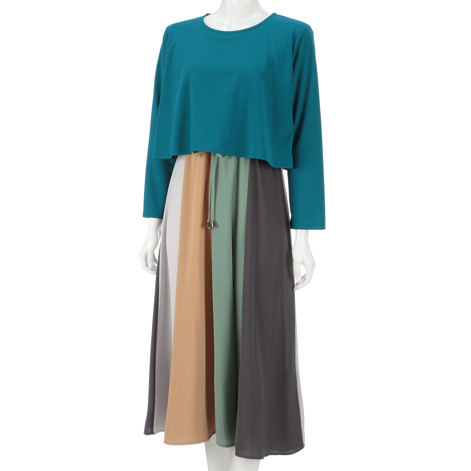 配色切替ワンピース - 画像11