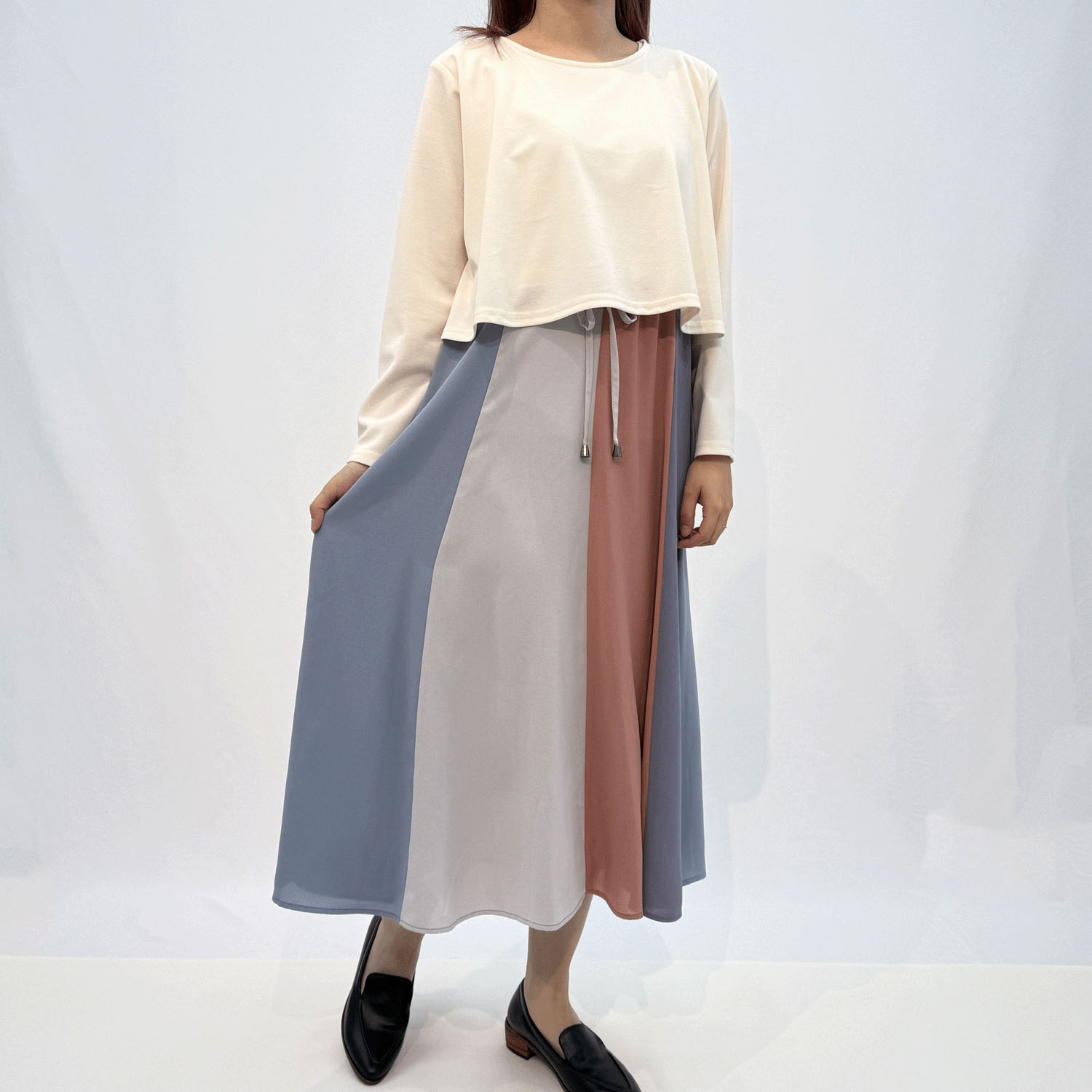 配色切替ワンピース - 画像6