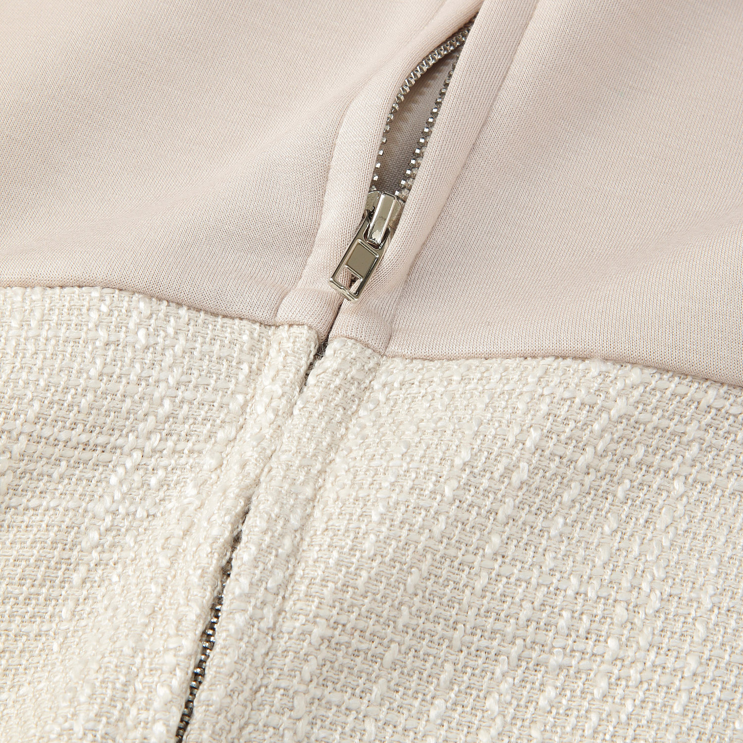 ツイード切替えジャケット - 画像5