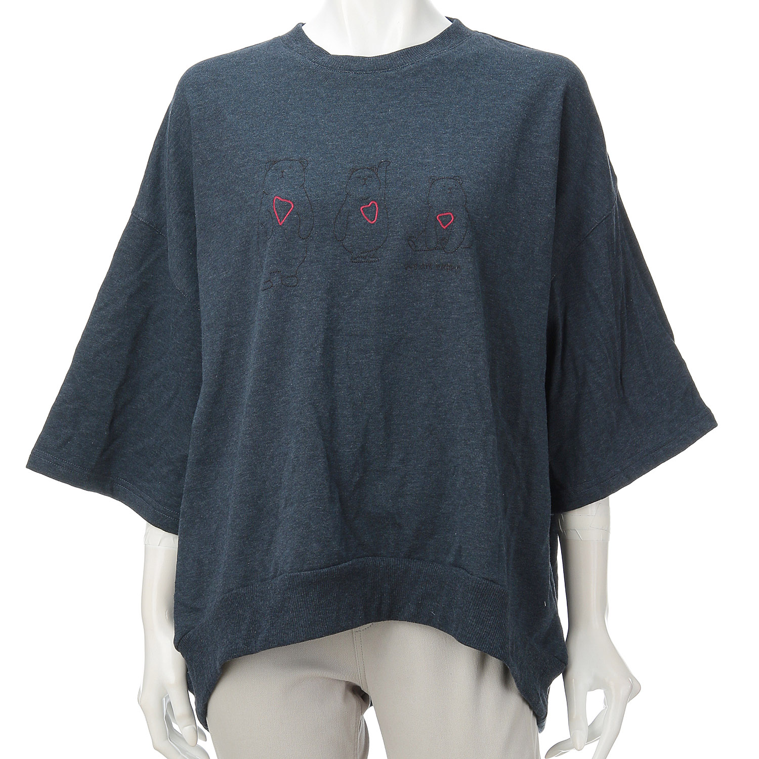 LUPILIEN ミニ裏毛しろくま刺繍プルオーバー - 画像9