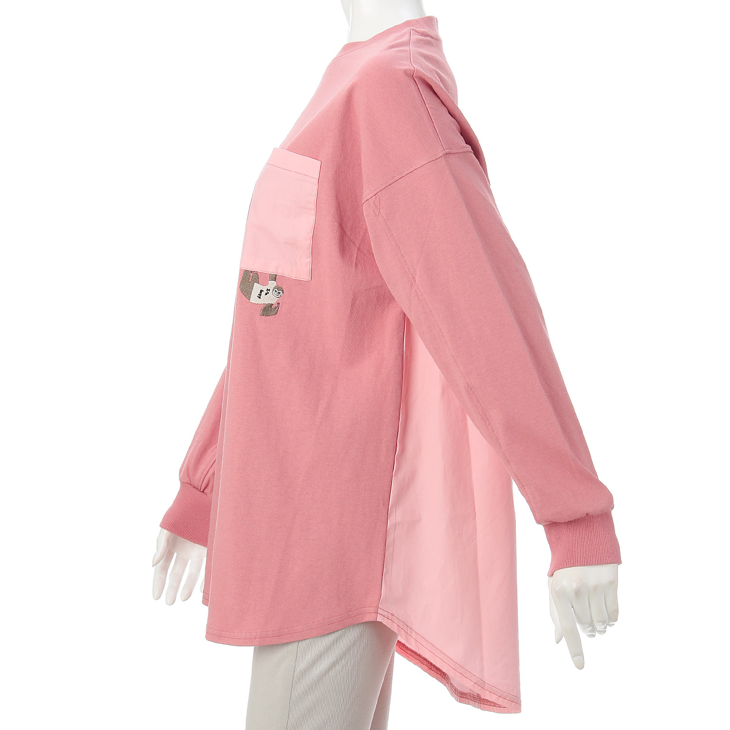 LUPILIEN なまけもの刺繍Tシャツ - 画像6