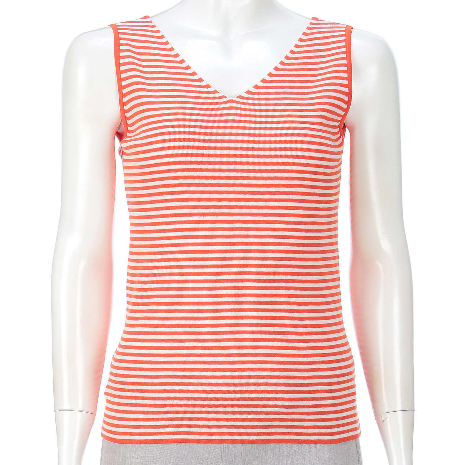 スクエアーV 2wayボーダータンクトップ - 画像4