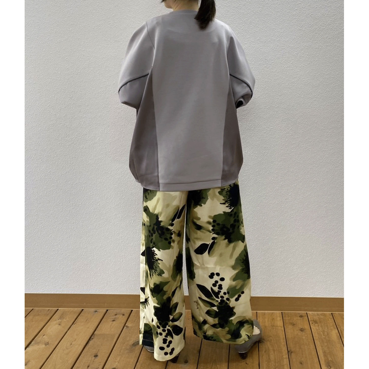 ドルマン切替カットソー - 画像3