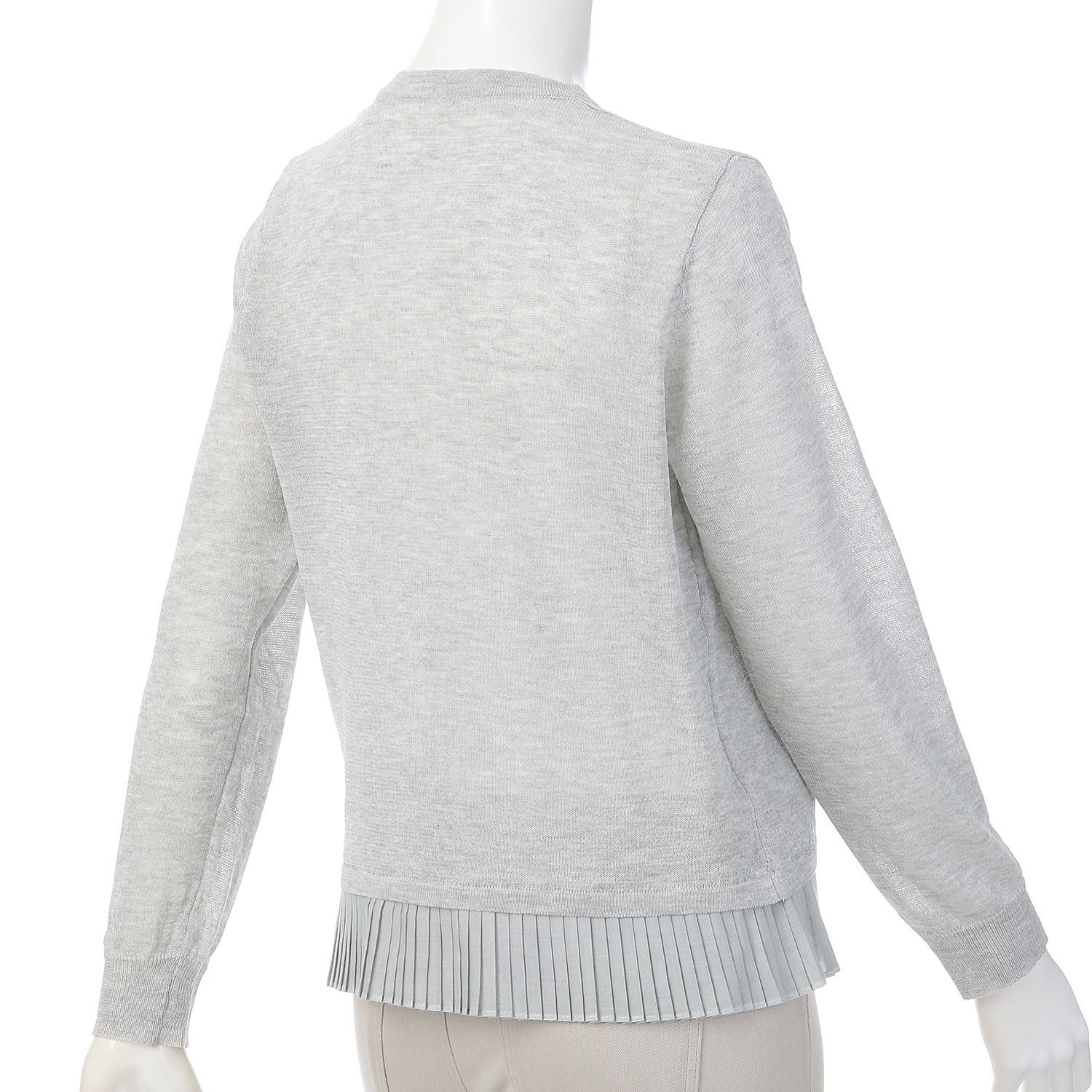 プリーツシフォン切替カーディガン - 画像2