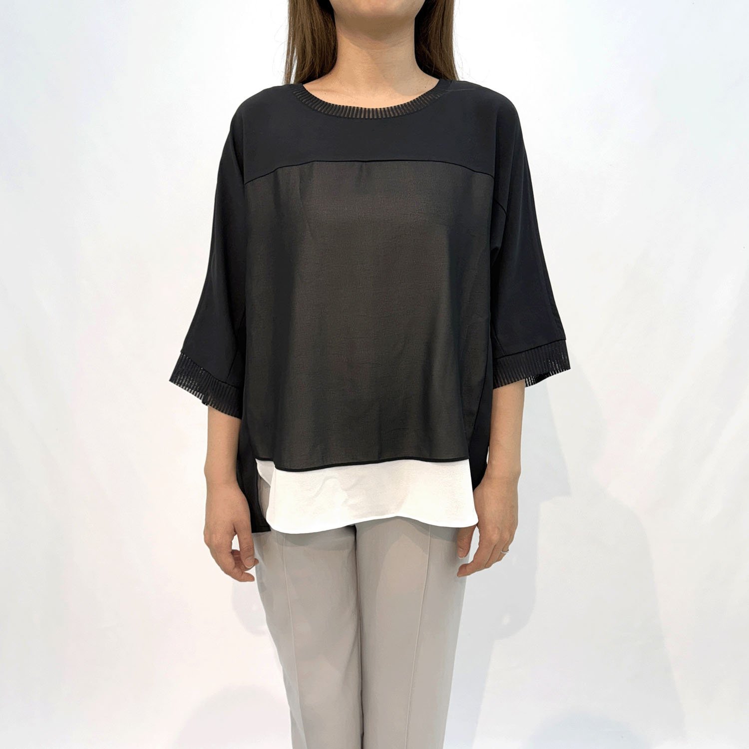 シフォンデザインTシャツ - 画像2