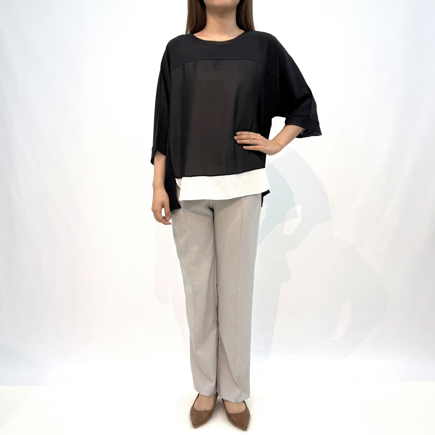 シフォンデザインTシャツ - 画像3