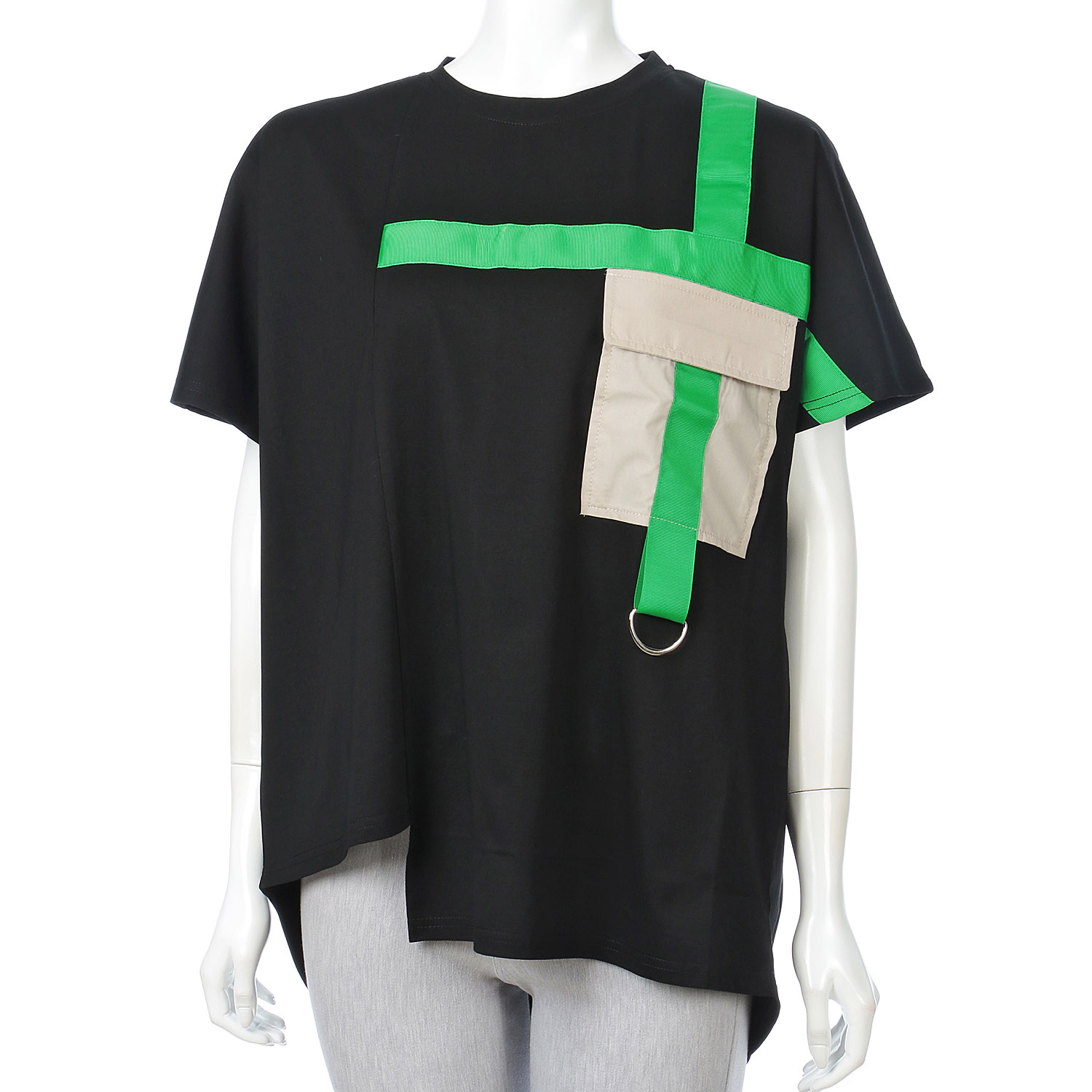 グログランテープ使いTシャツ - 画像2