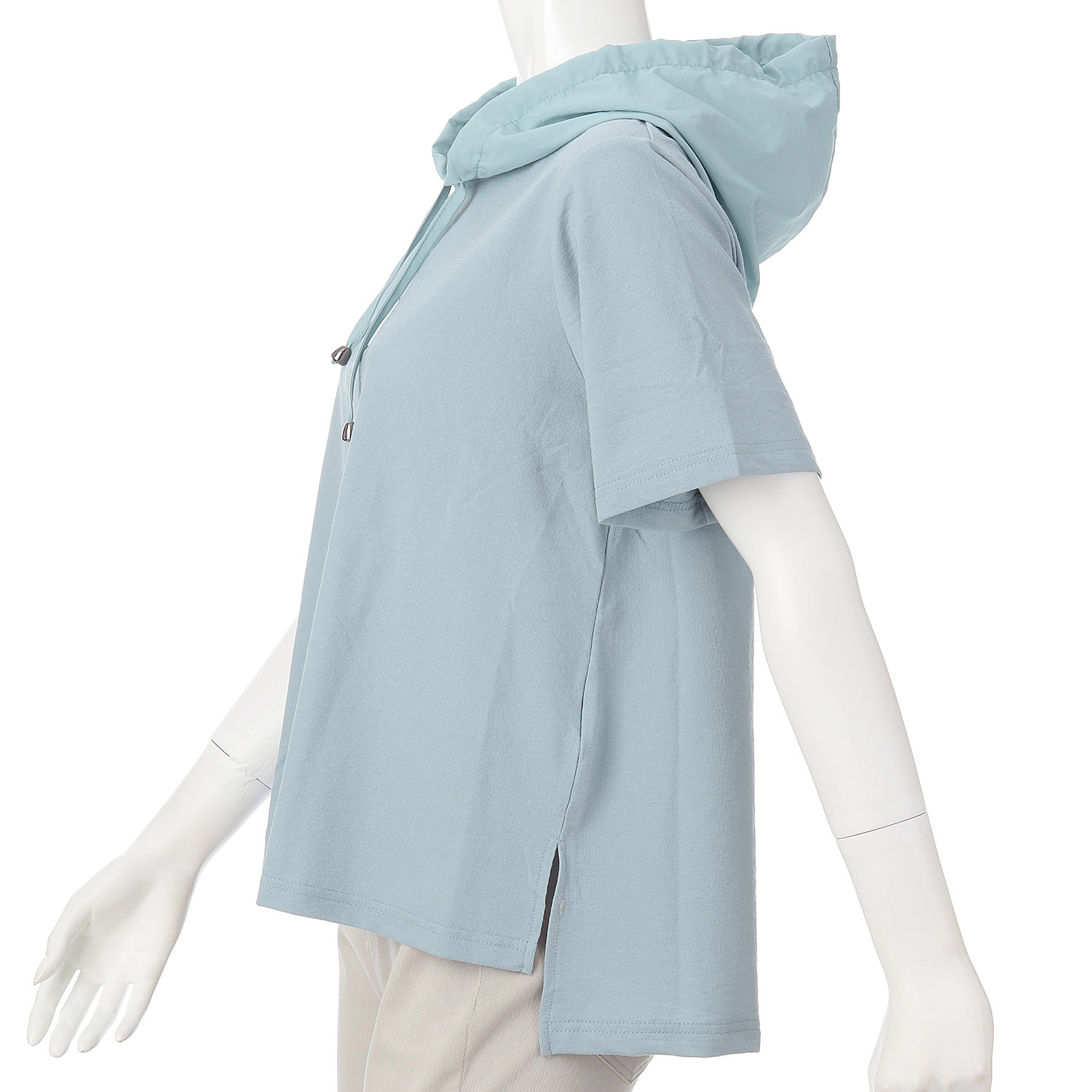 ハブラシ刺繍パーカーTシャツ - 画像5